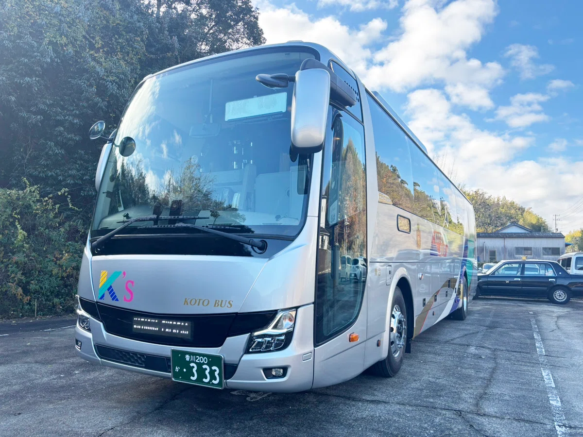 本日12/24出走！】高速夜行バス コトバスエクスプレスの新車が納品され