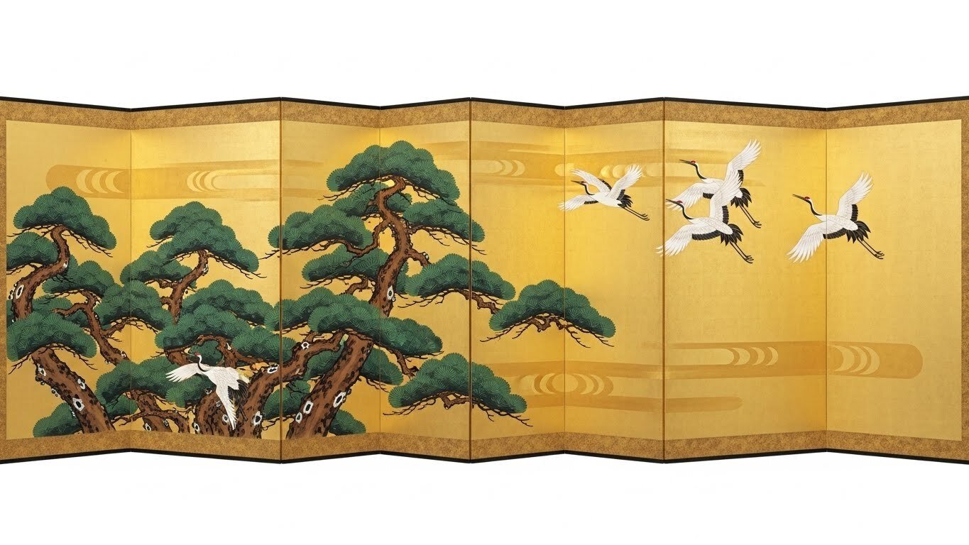 画像生成AIで屏風画風のイラストを再現する方法｜田中勇道│AI愛好家