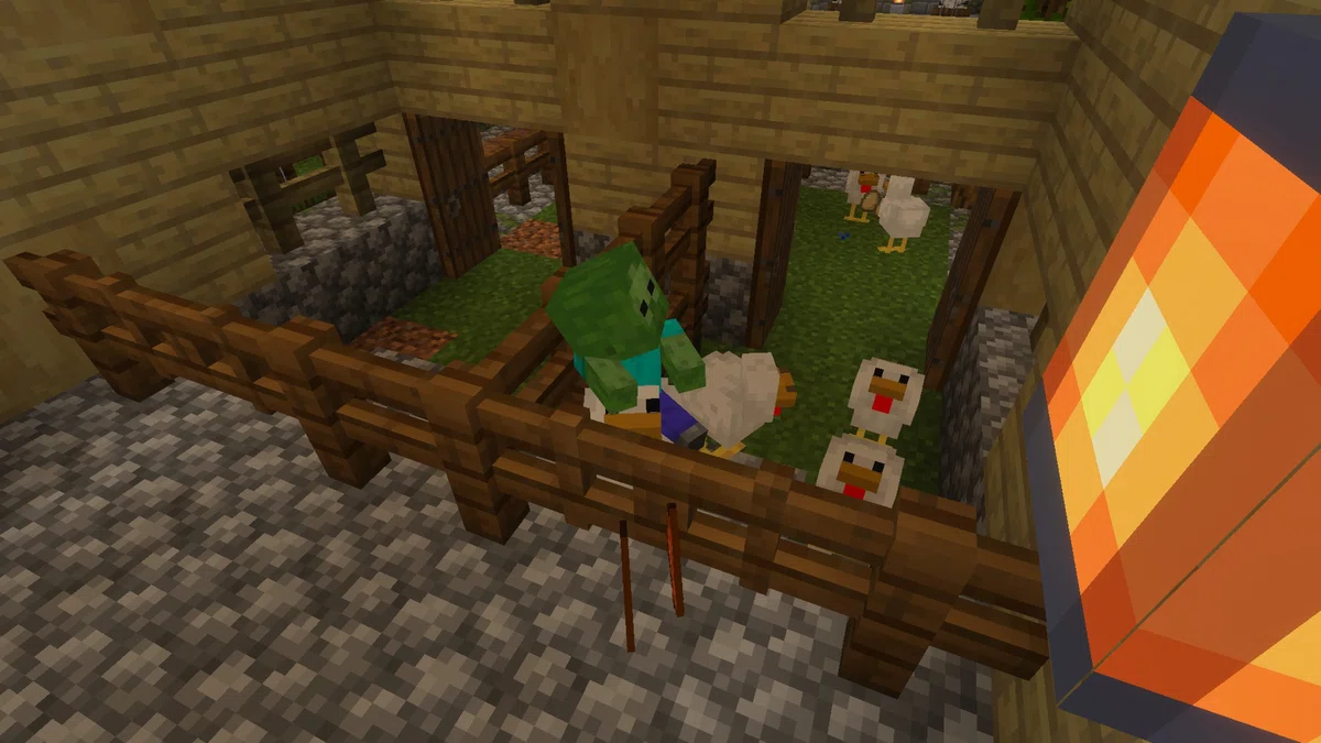 [Minecraft Diary #91] Super Rare Item! Lava Chicken Record!!｜ 太郎