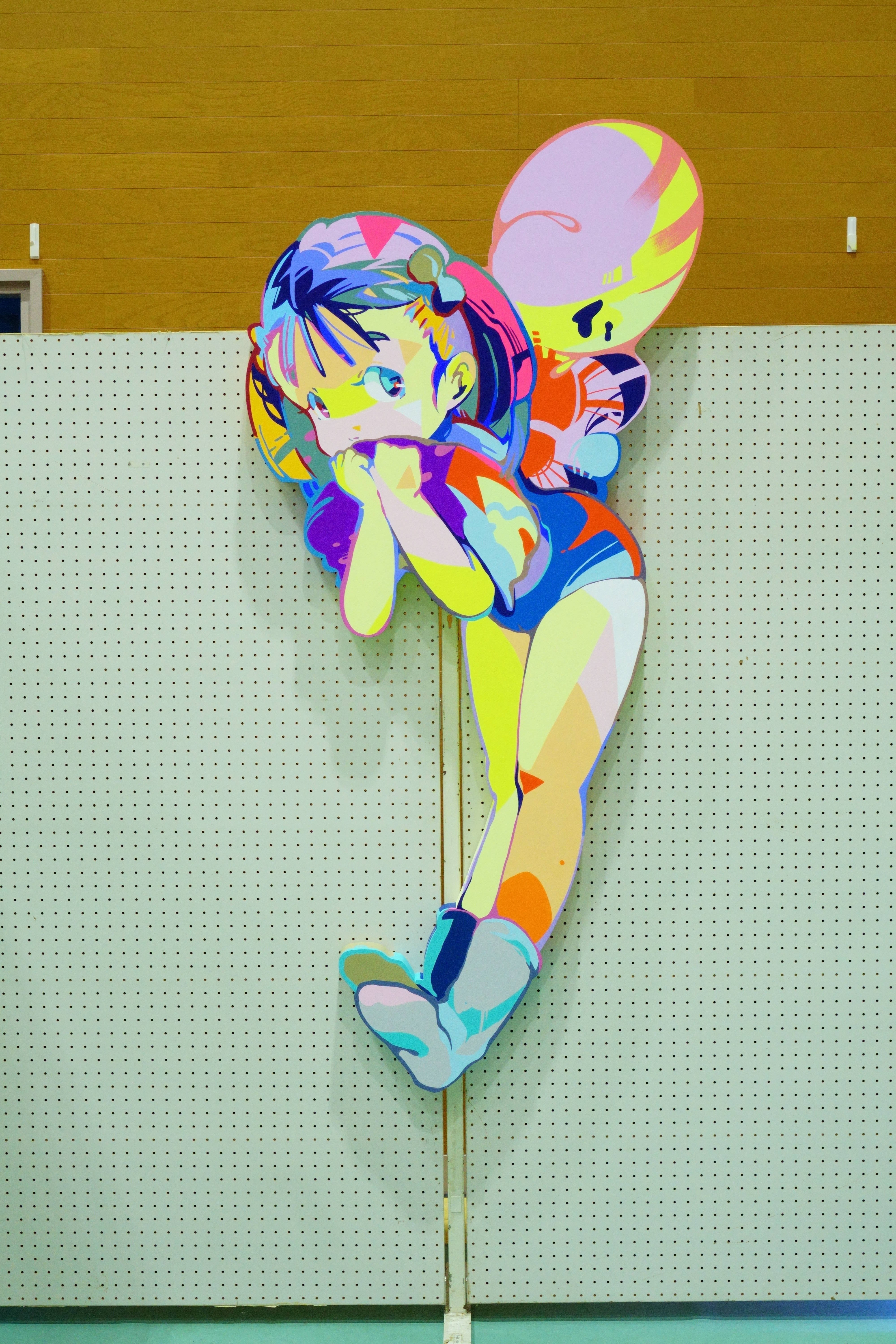 TOYAMAde. y10a4 【HIRU】絵画 1点ものアート イラスト TOYAMAde. y10a4 【HIRU】絵画 1点ものアート イラスト