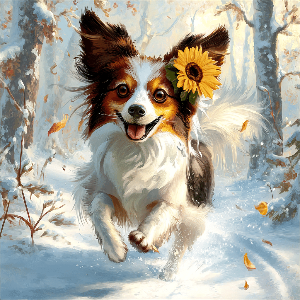 パピヨンちゃんとわくわくクリスマス！｜サマーカットのパピヨンの日常