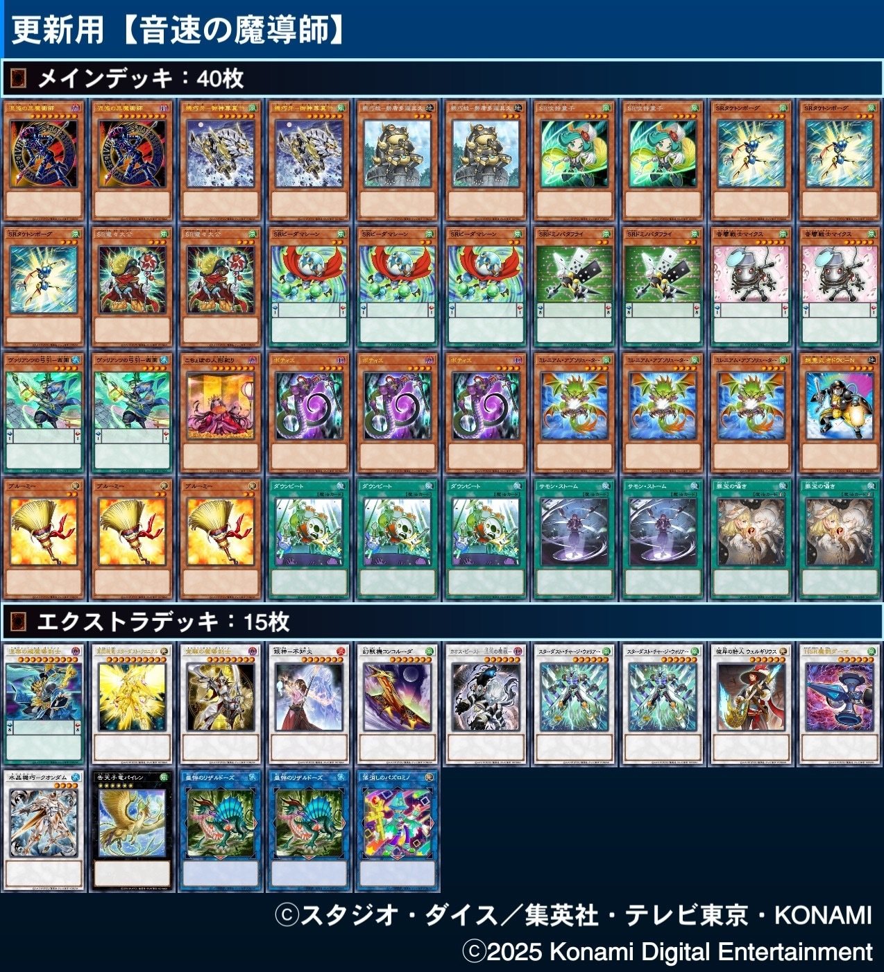 今年のデッキ2025 -NR編-【遊戯王ひとりアドカレ2025 Day24】｜帯衣青