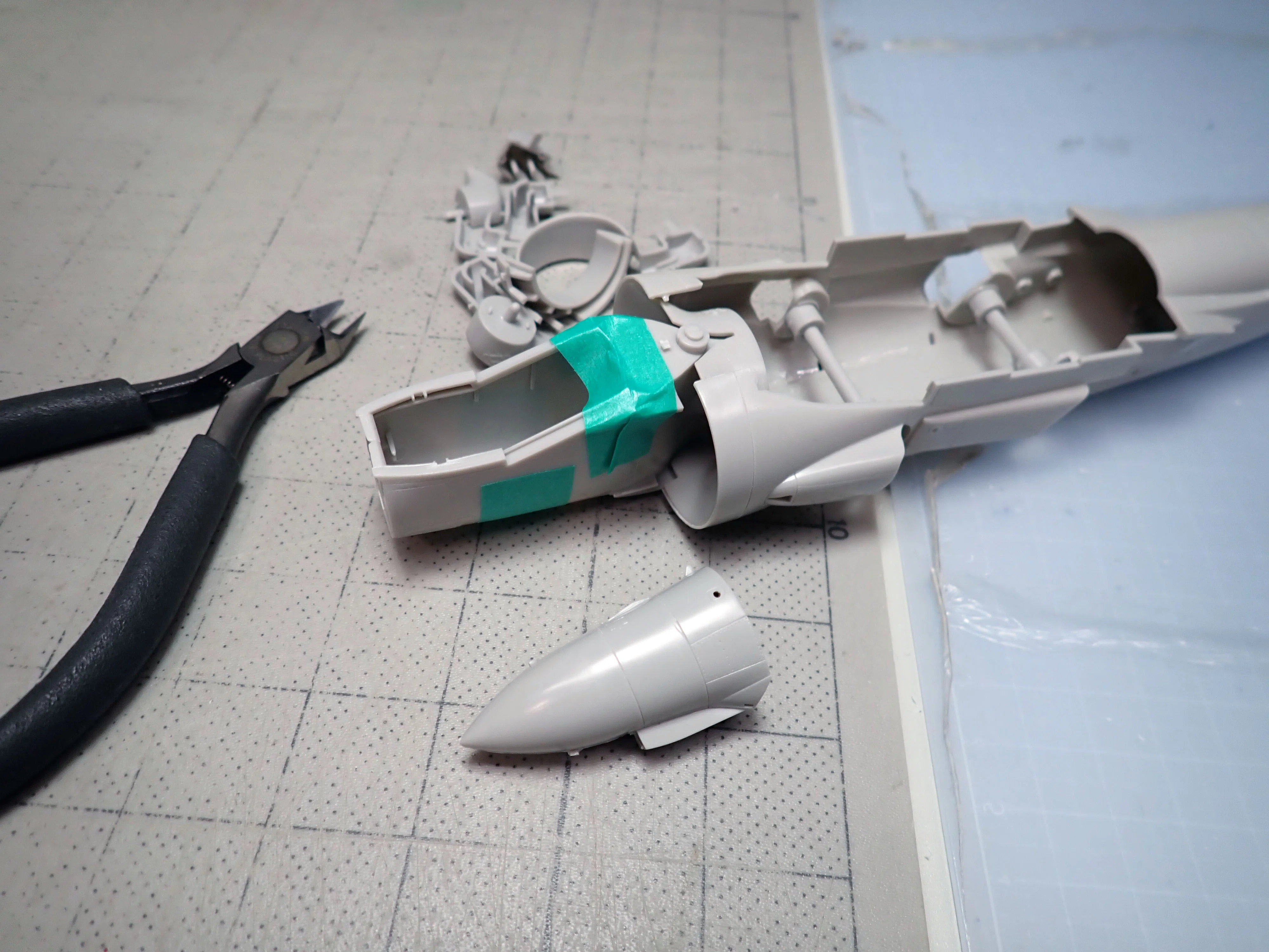 練習だから心穏やかに：ハセガワ 1/48 AV-8B ハリアー2プラス（前編