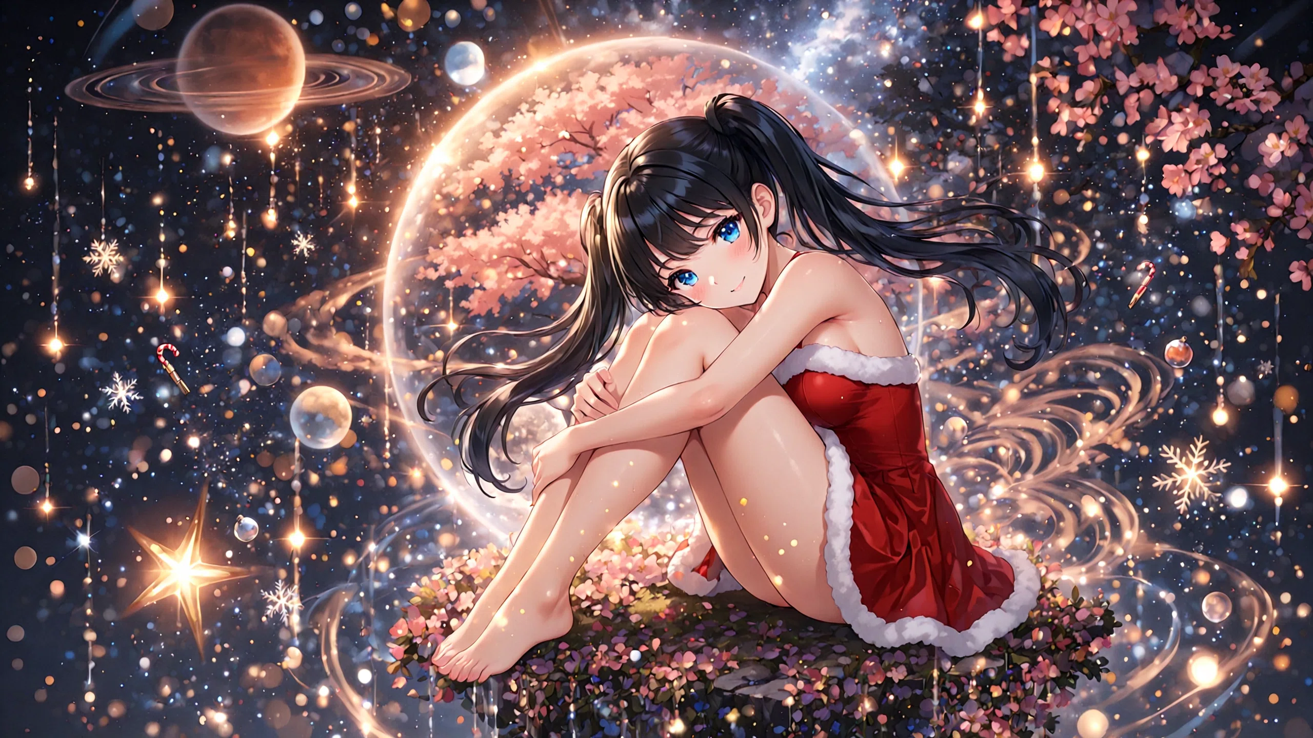 クリスマスですねぇ。】SDXLでツヤ感を出すComfyUIのワークフロー｜混合順