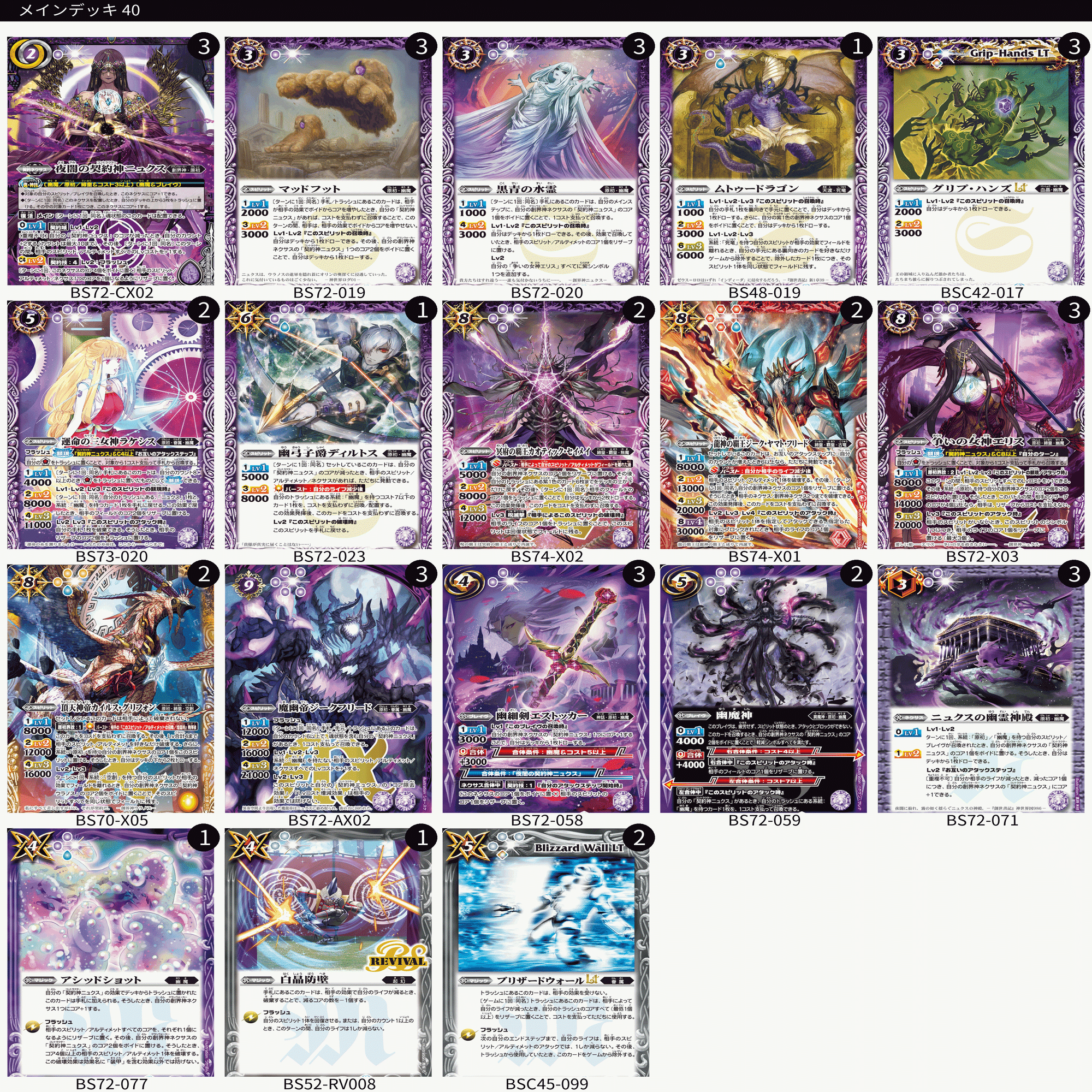 フューチャーカードバトルスピリッツ 環境考察｜よっちゃん