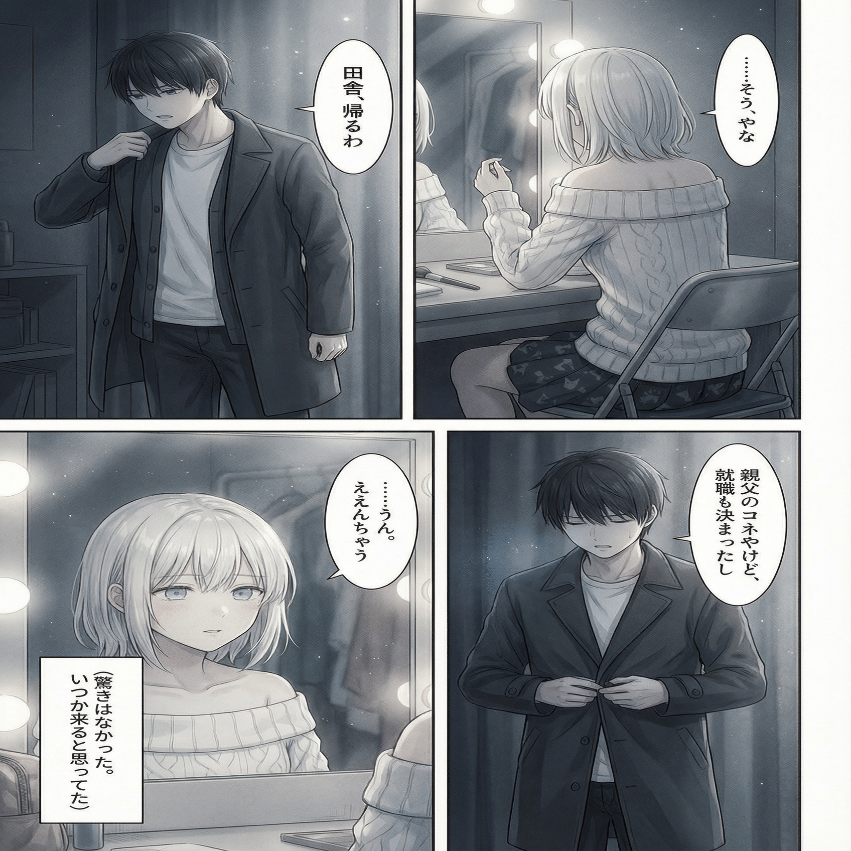 サンタはもういない：クリスマスに渡せなかったプレゼント【画像生成AI