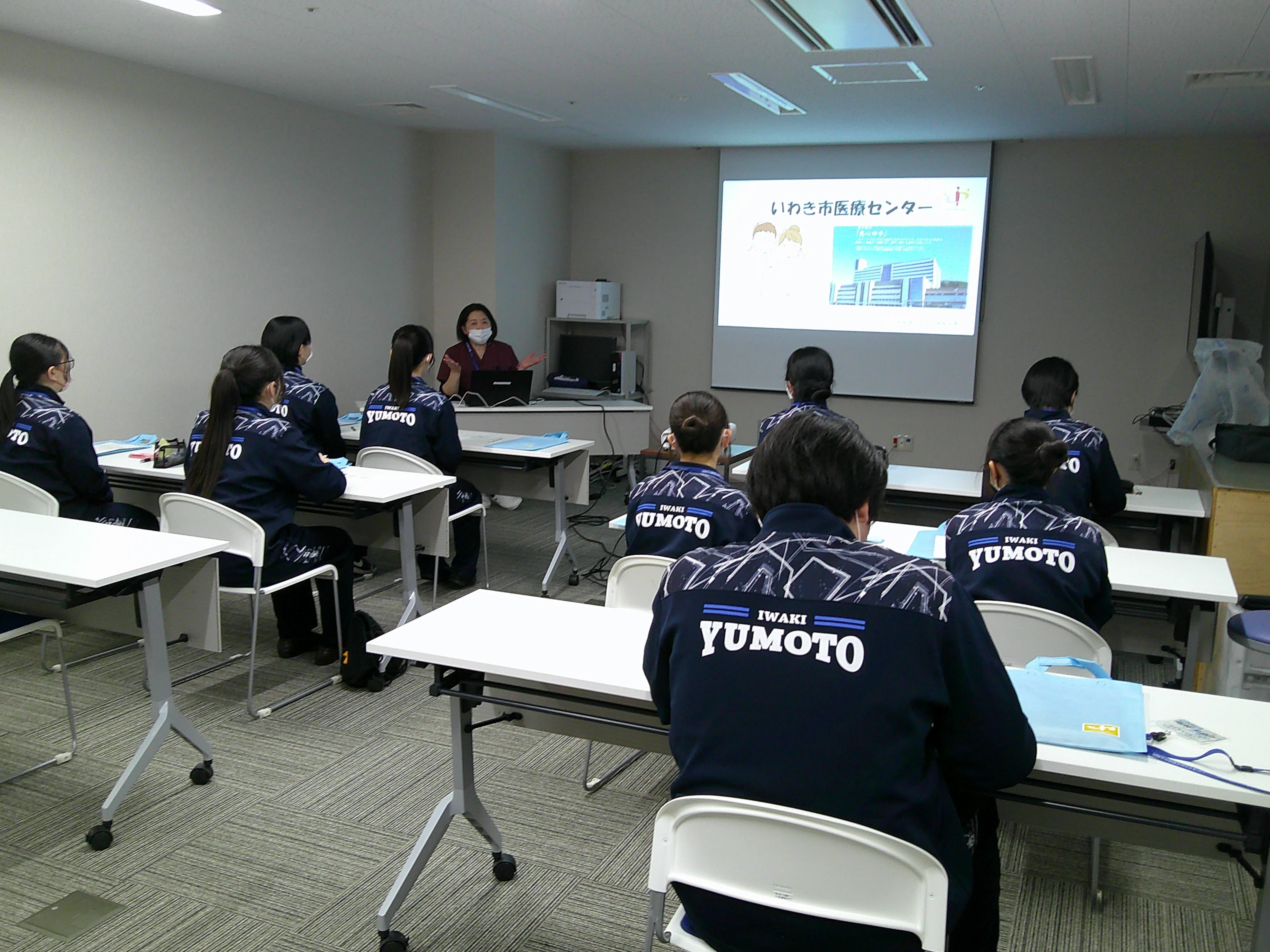 保健・医療コース】いわき市医療センターで病院見学・看護体験を行い
