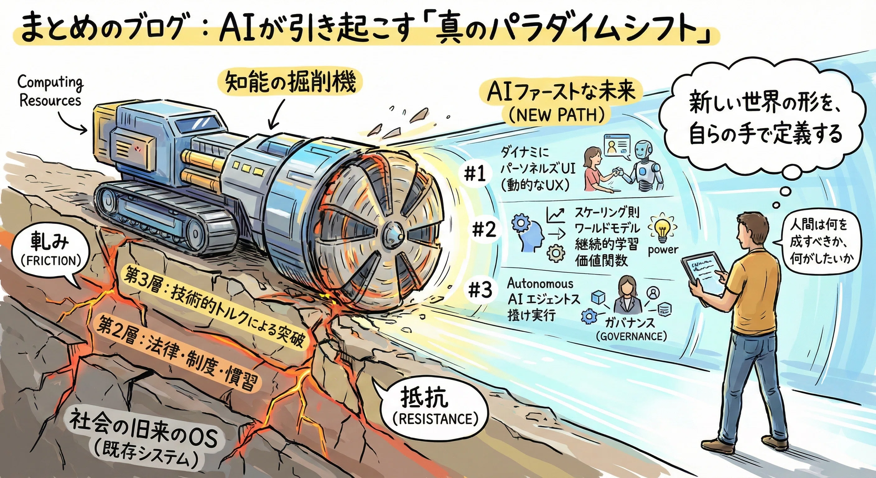 AIがパラダイムを揺さぶるフェーズ」というお題で想像を膨らませてみる