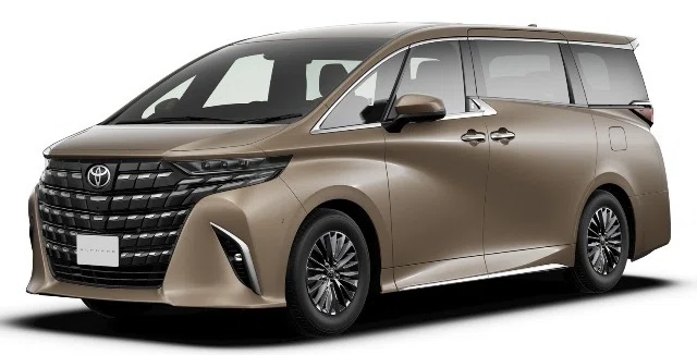 トヨタ 新型アルファード40系 外観（品格を重視したショーファーカーデザイン）