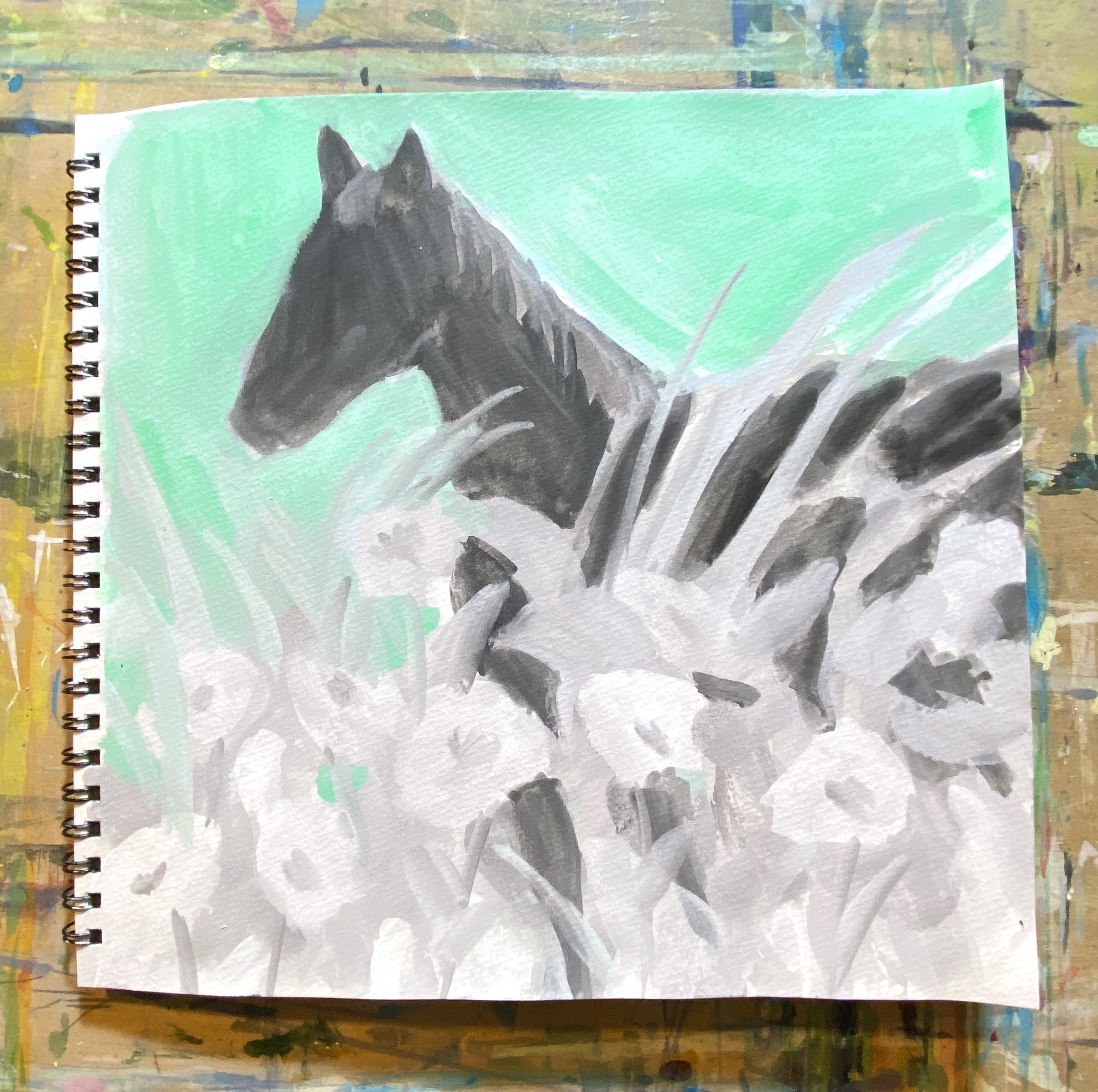 制作ネタばらし／2026年年賀状用イラストデータ販売します｜名渡山彩子