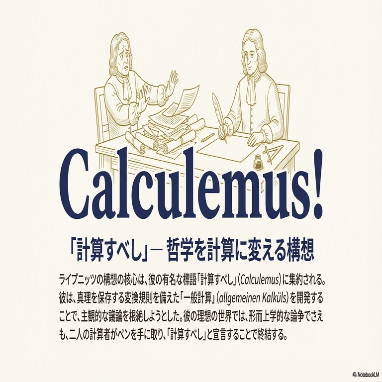NotebookLM】ライプニッツの未完の革命：『普遍的科学』の野心とその