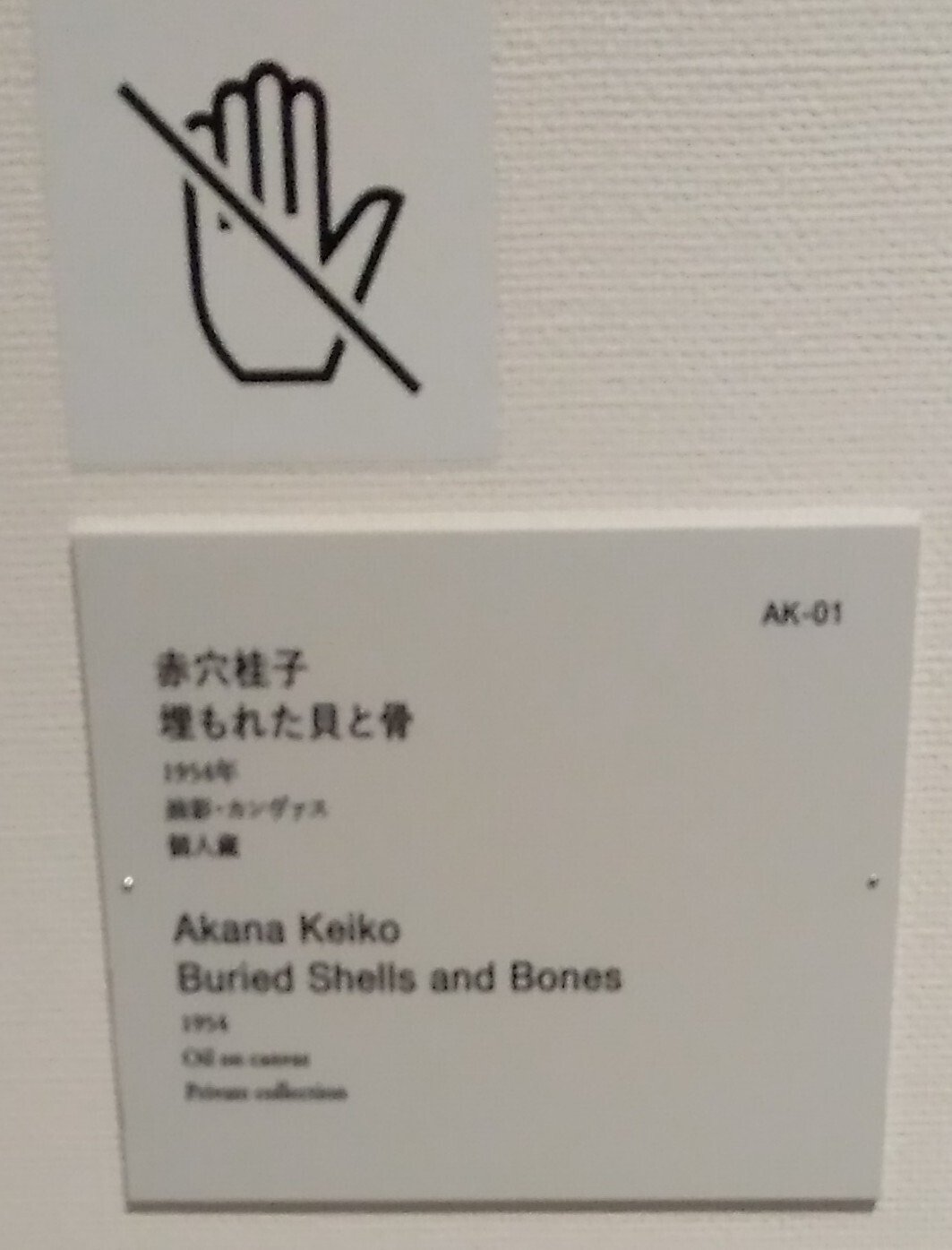 東京国立近代美術館「アンチ・アクション展」赤穴桂子（あかな けいこ