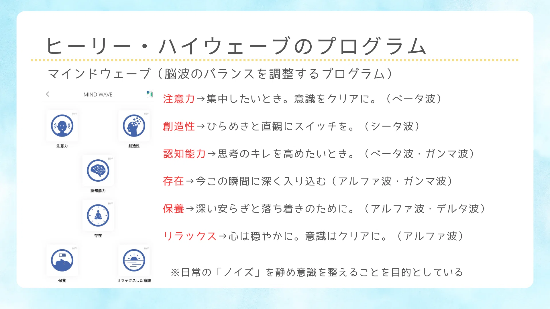 HiWave（ヒーリー・ハイウェーブ）とは？触れずに整う 新しい周波数 