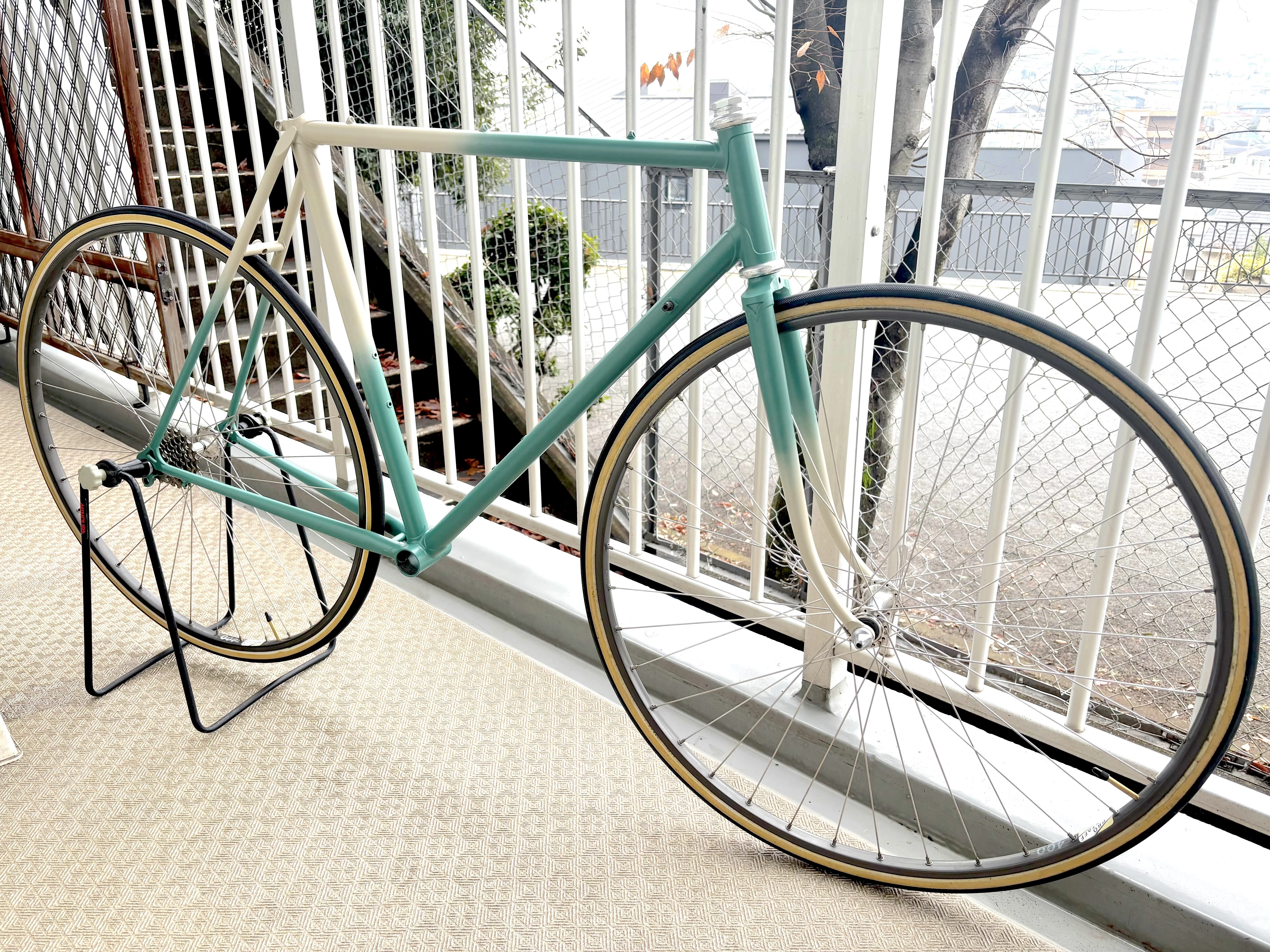 自転車 【リペイント 良品】 ヴィンテージ クロモリ ロードバイク