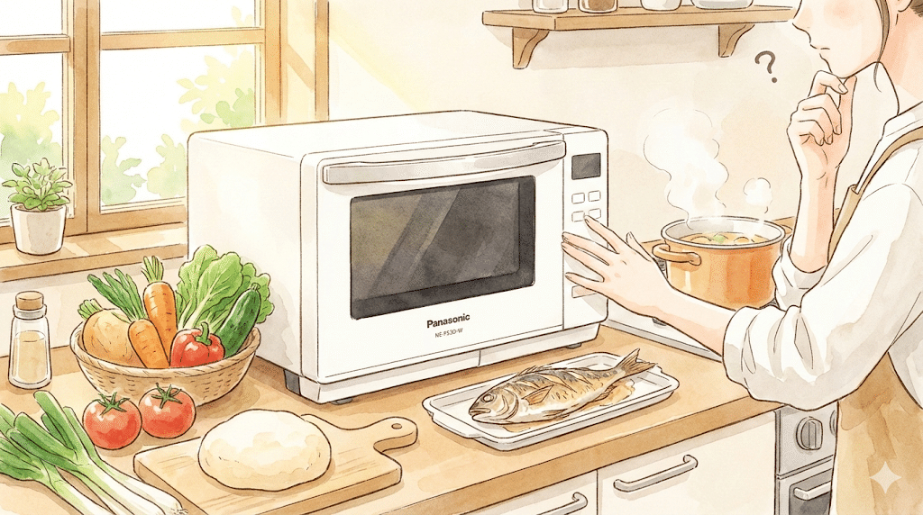 多機能なオーブンレンジは本当に必要？パナソニック NE-FS3D-Wを調べて