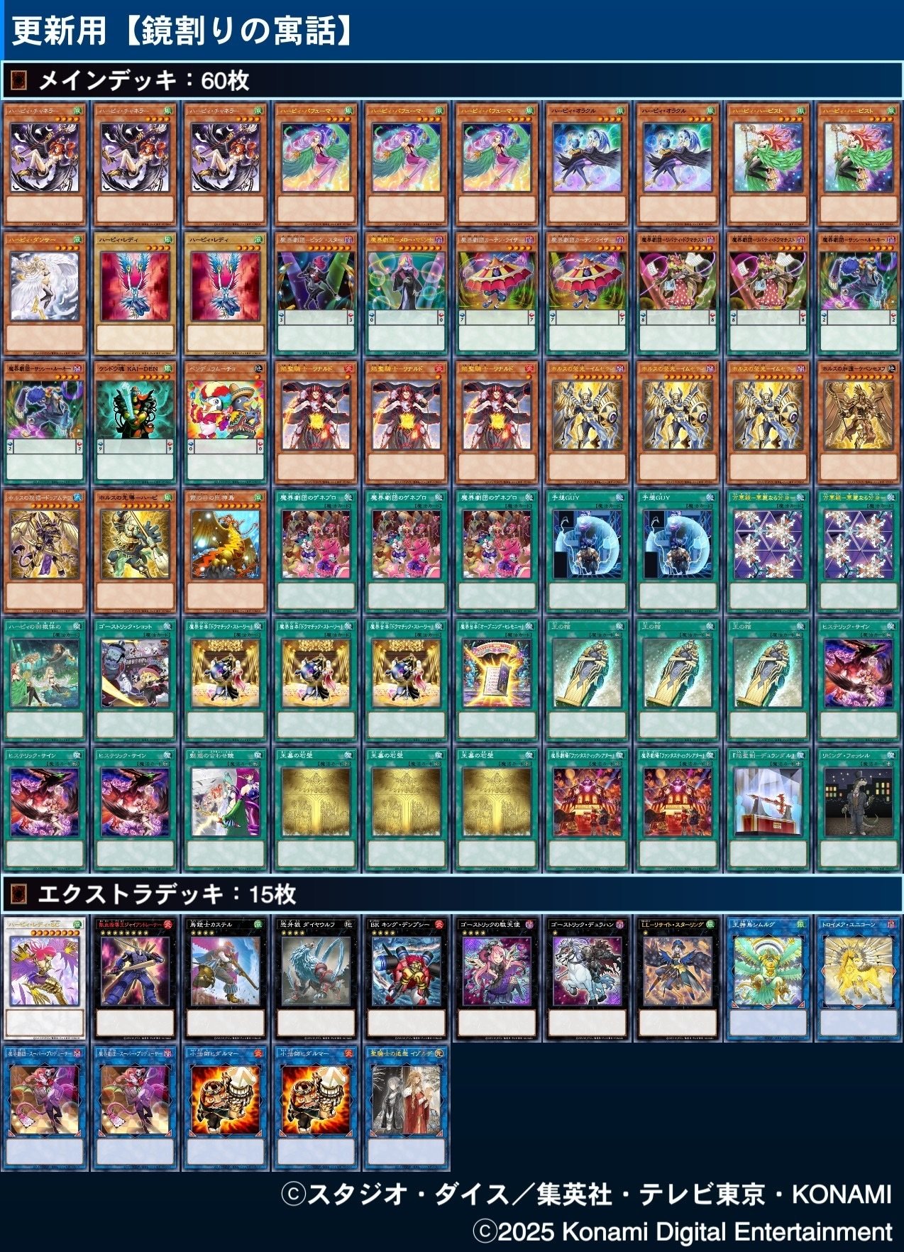 今年のデッキ2025 -スタンダード編-【遊戯王ひとりアドカレ2025 Day25