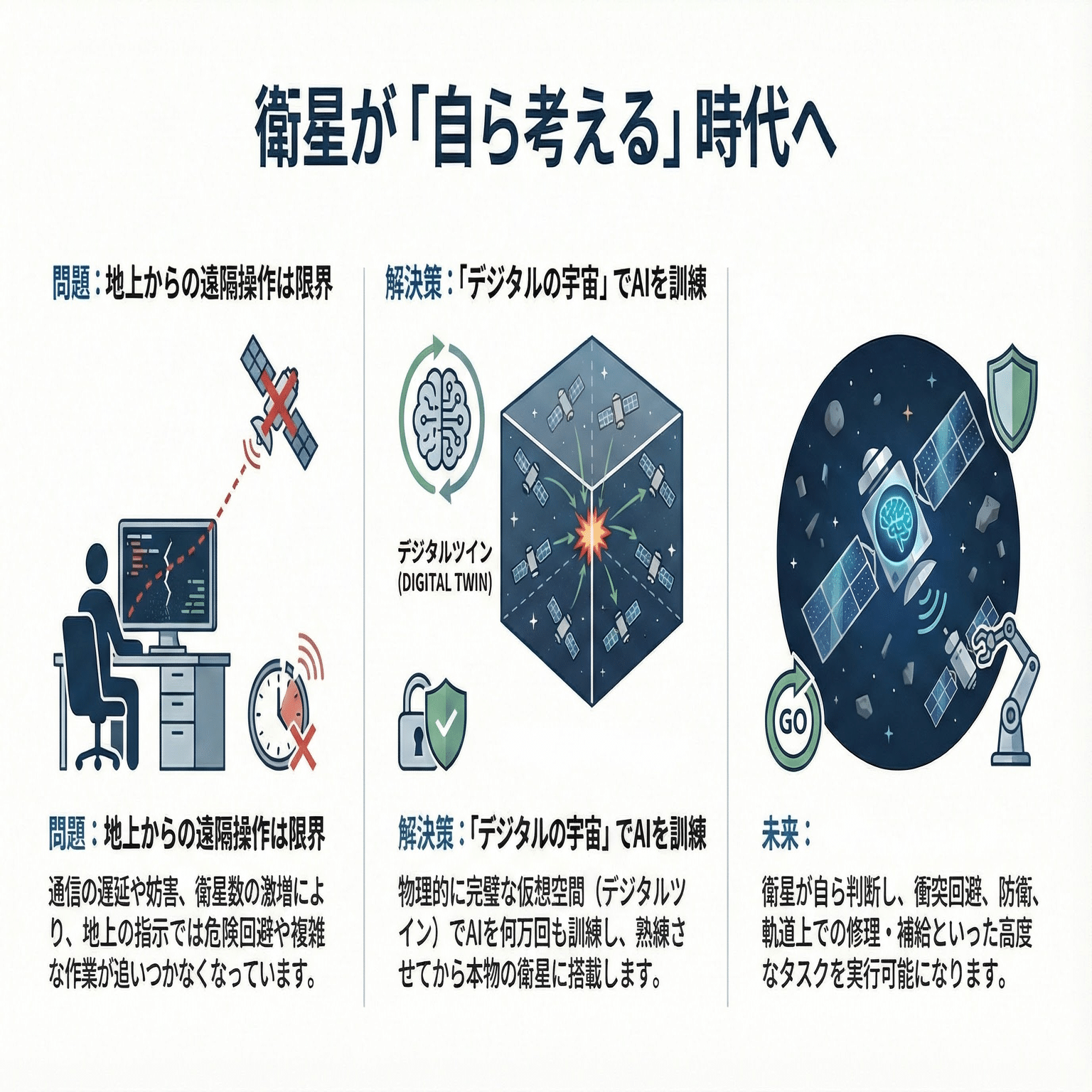 宇宙のトップガン誕生。AIが衛星を「完全自律」させる日が来た｜宇宙