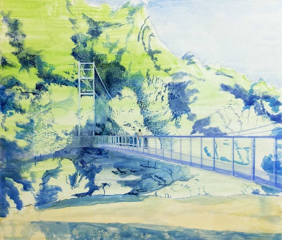 Step7】「架橋」アクリル画｜瑞島 魁祐（みずしま かいゆう）
