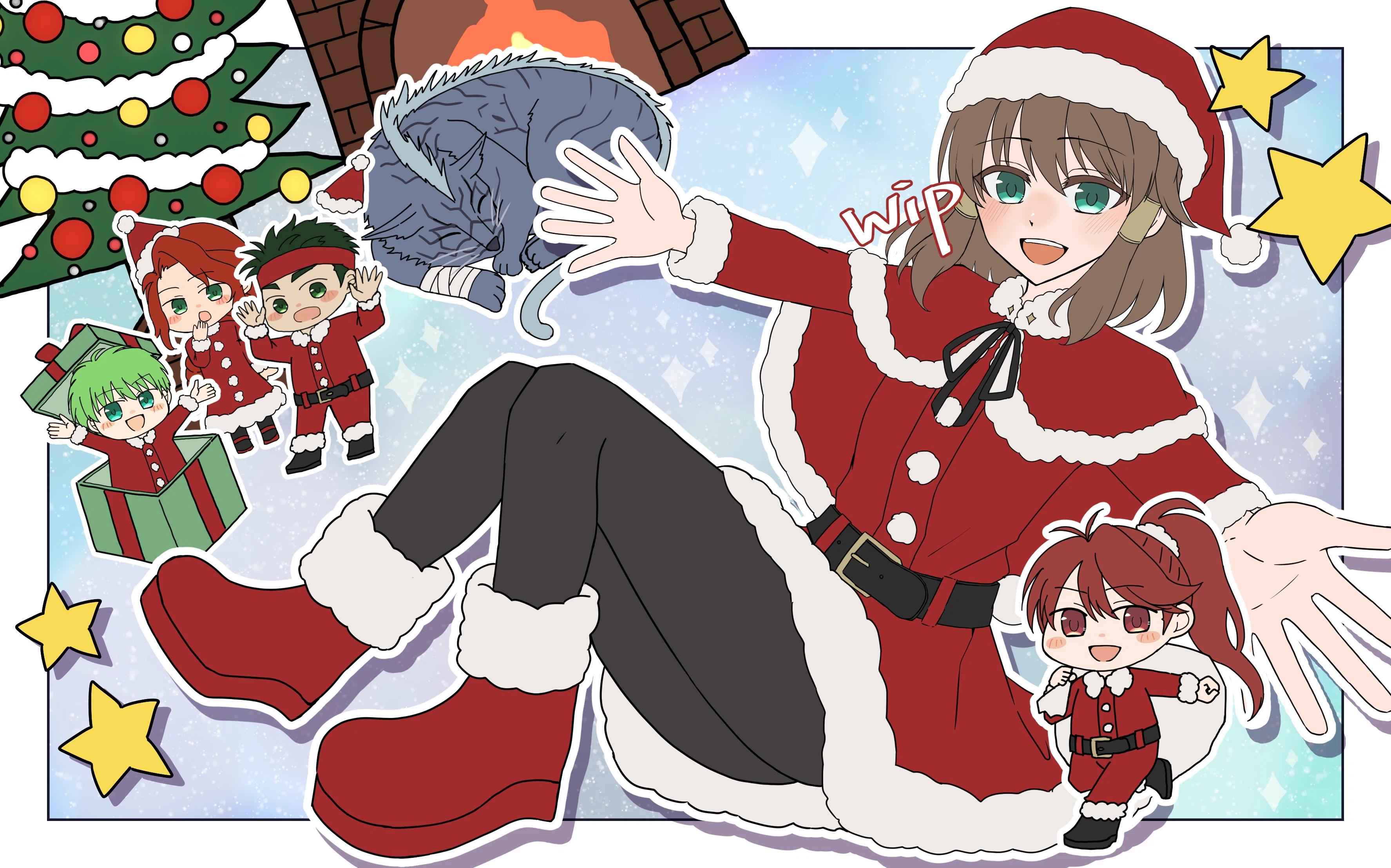 クリスマスイラストができるまで｜制作過程と振り返り｜asao
