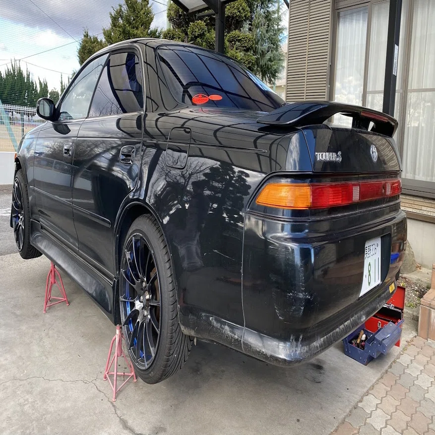 90マークⅡ：マフラー交換｜Weekend Garage & Cars Life