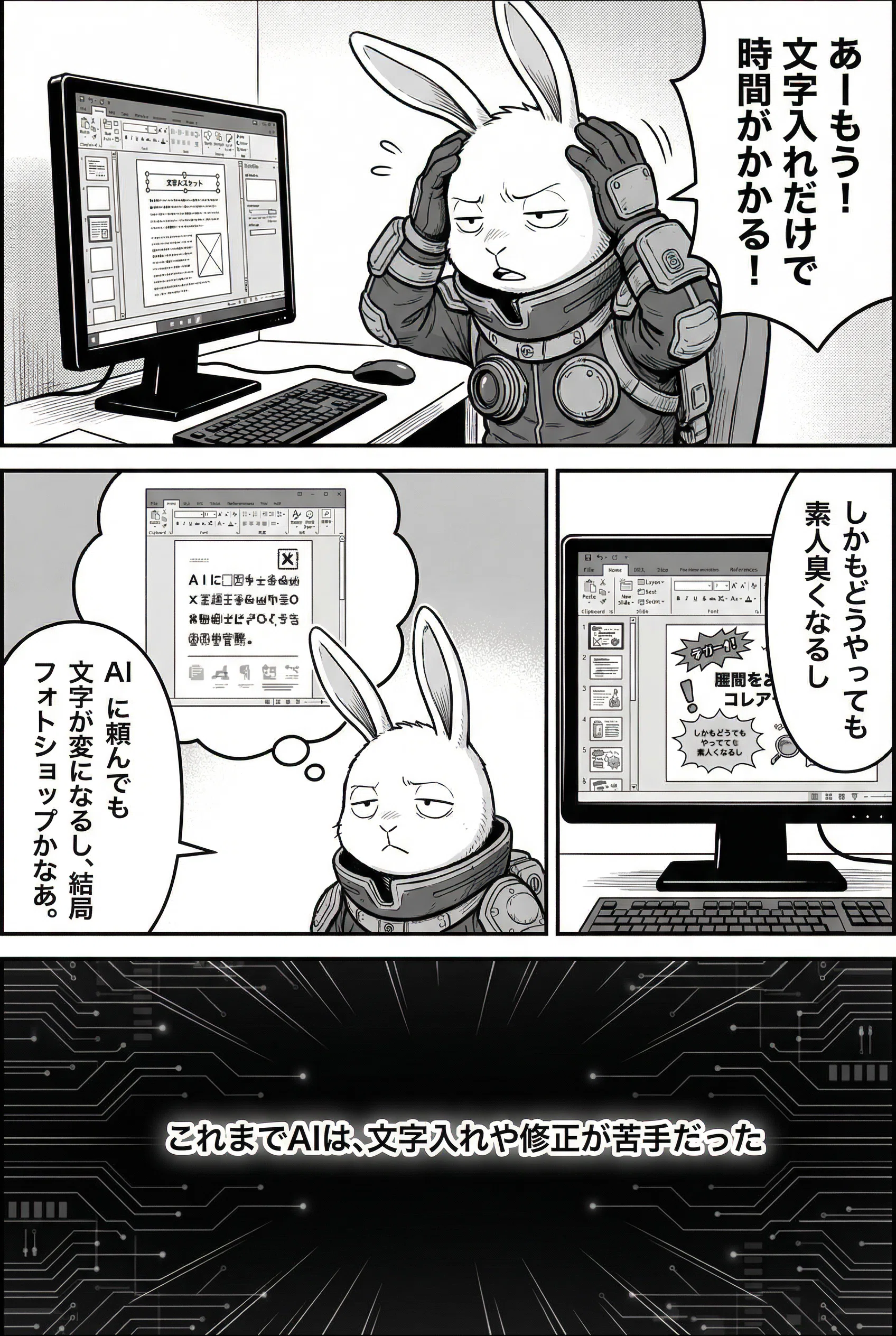 AI漫画の「コマ割り・セリフ指定」攻略テンプレート（失敗例と成功