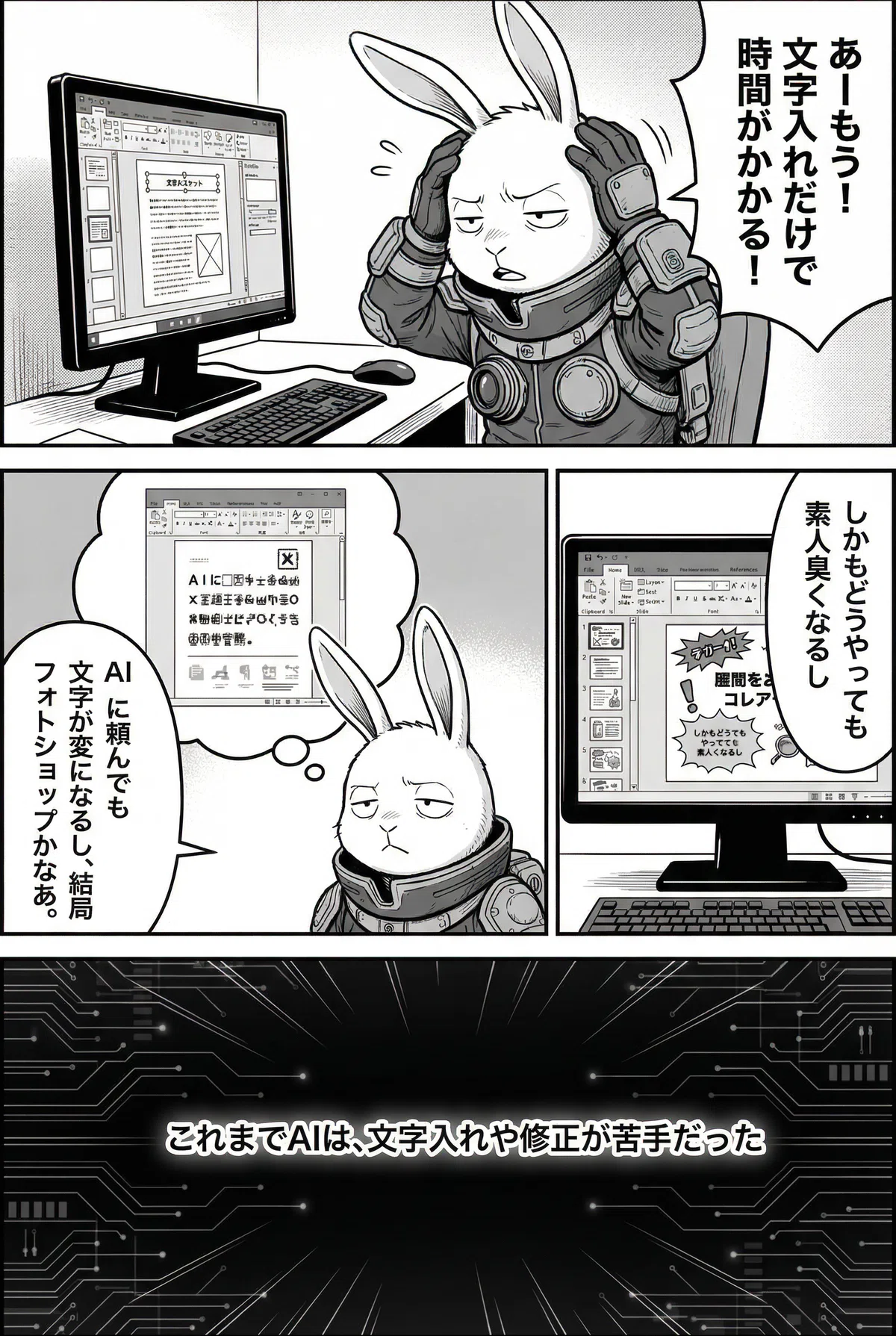 AI漫画の「コマ割り・セリフ指定」攻略テンプレート（失敗例と成功