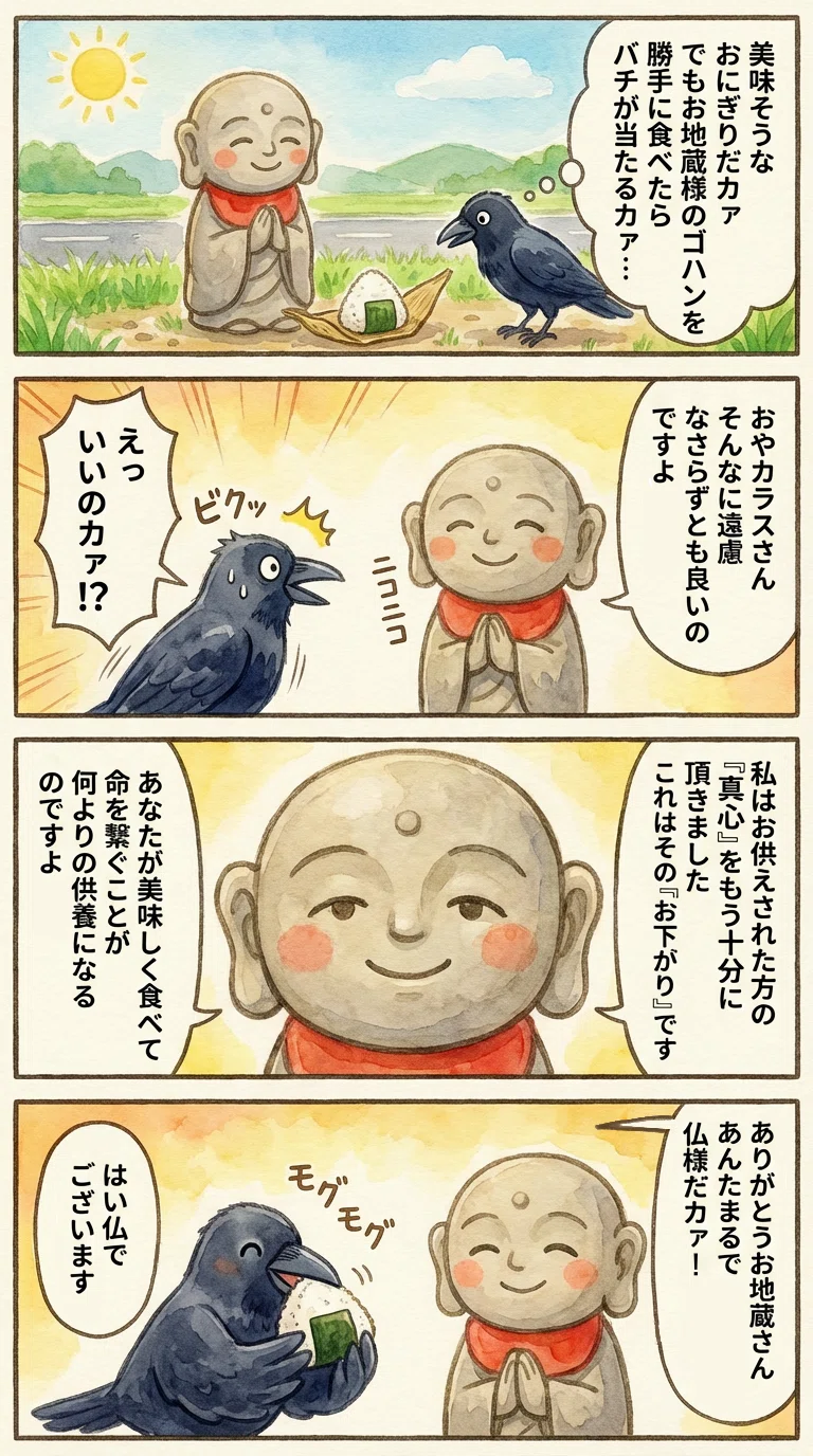 漫画】教えてお地蔵さん（1）｜kawa