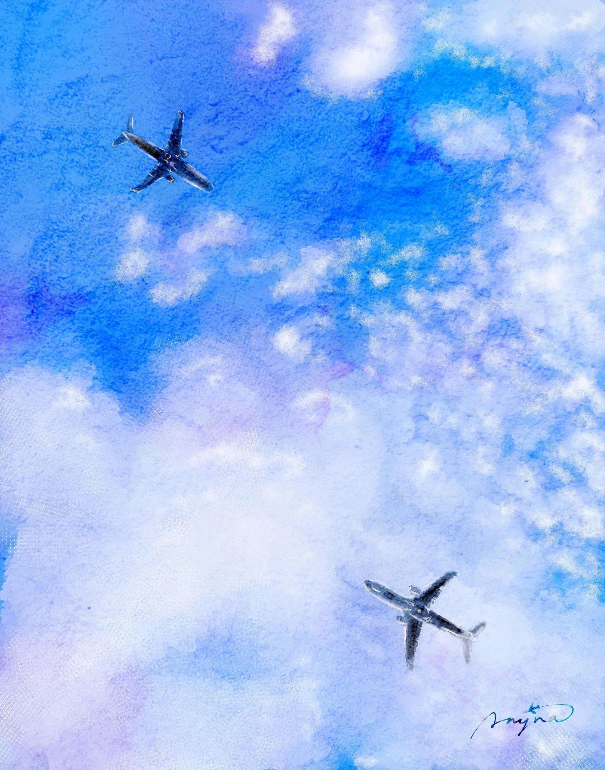 vol.14 運命の数字「727」からはじまった空の旅 横須賀の地から絵で