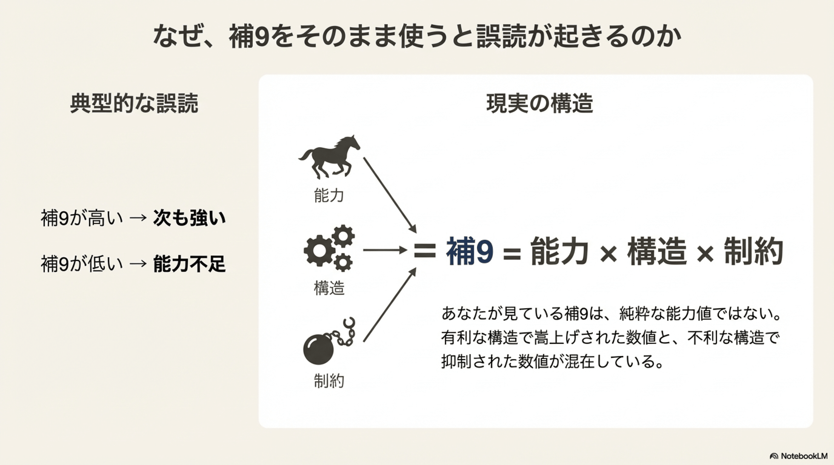 競馬予測の新しい視点：馬の「伸び代」を読む、補9ジャンプ期待値（PJX