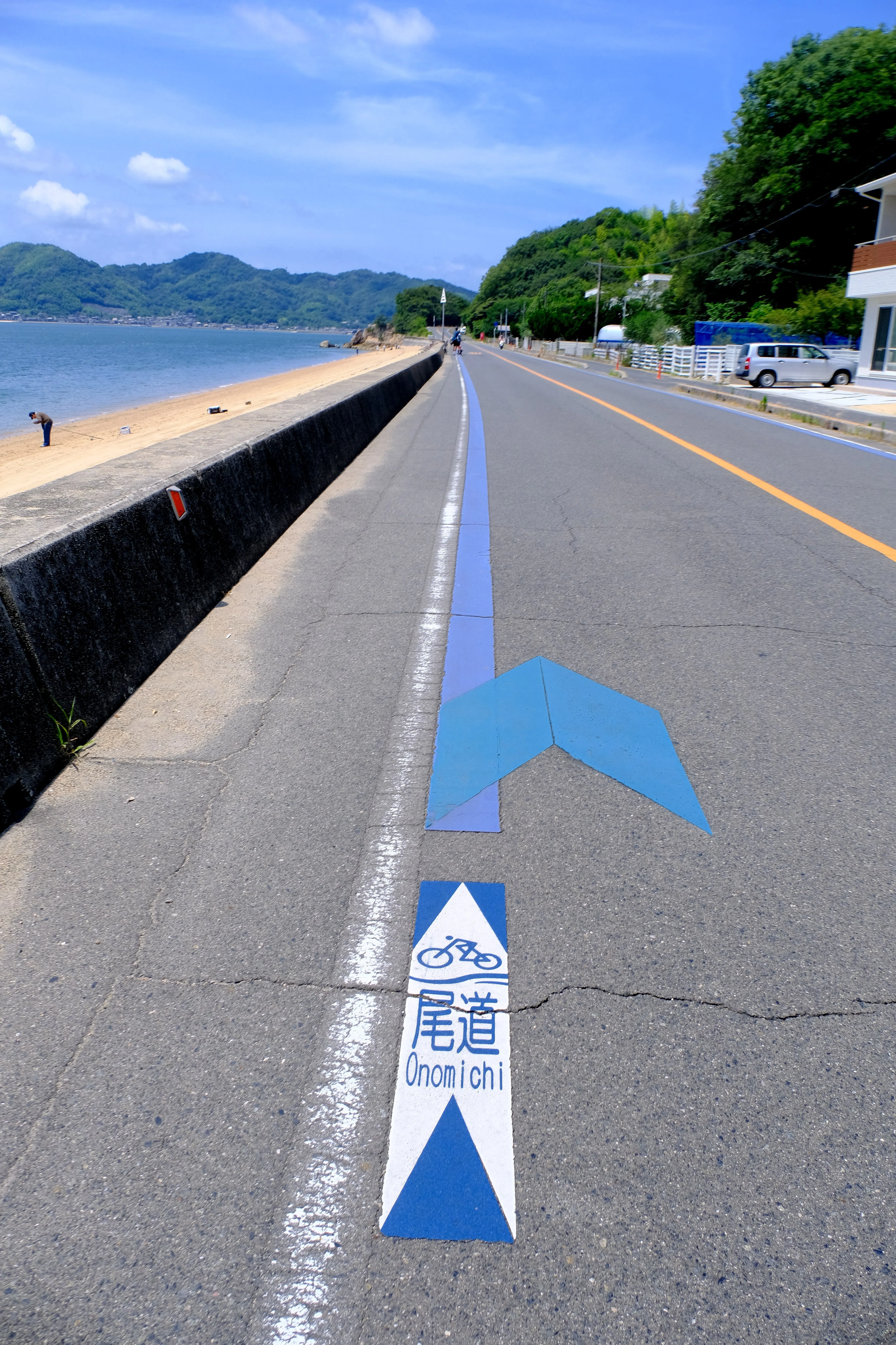 道標 道路標示が分かりやすかったしまなみ海道サイクリングロード｜Heira.K