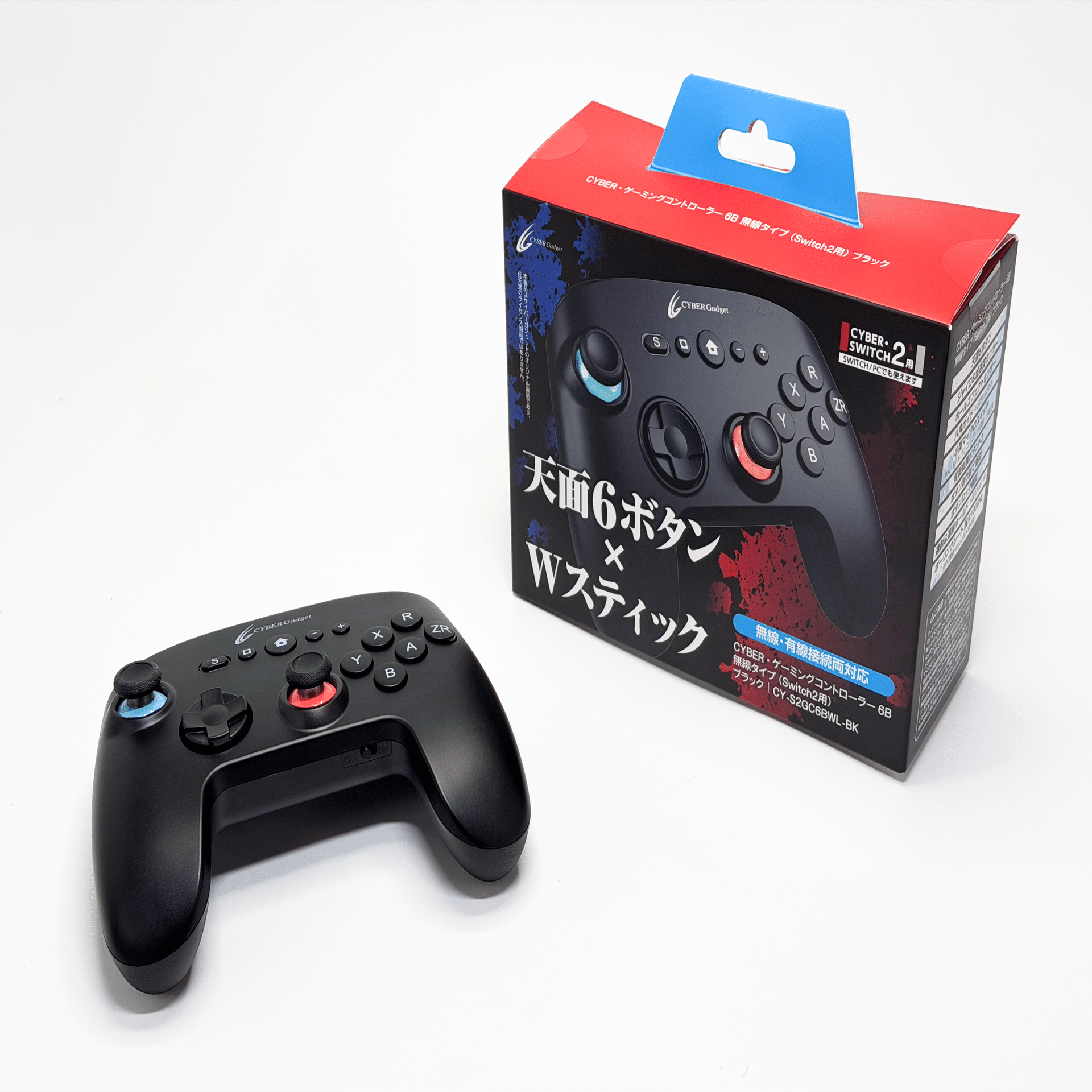 新品未使用天面6ボタンコントローラー Switch2対応 天面6ボタンコントローラー決定版｜格闘ゲーム向けホール