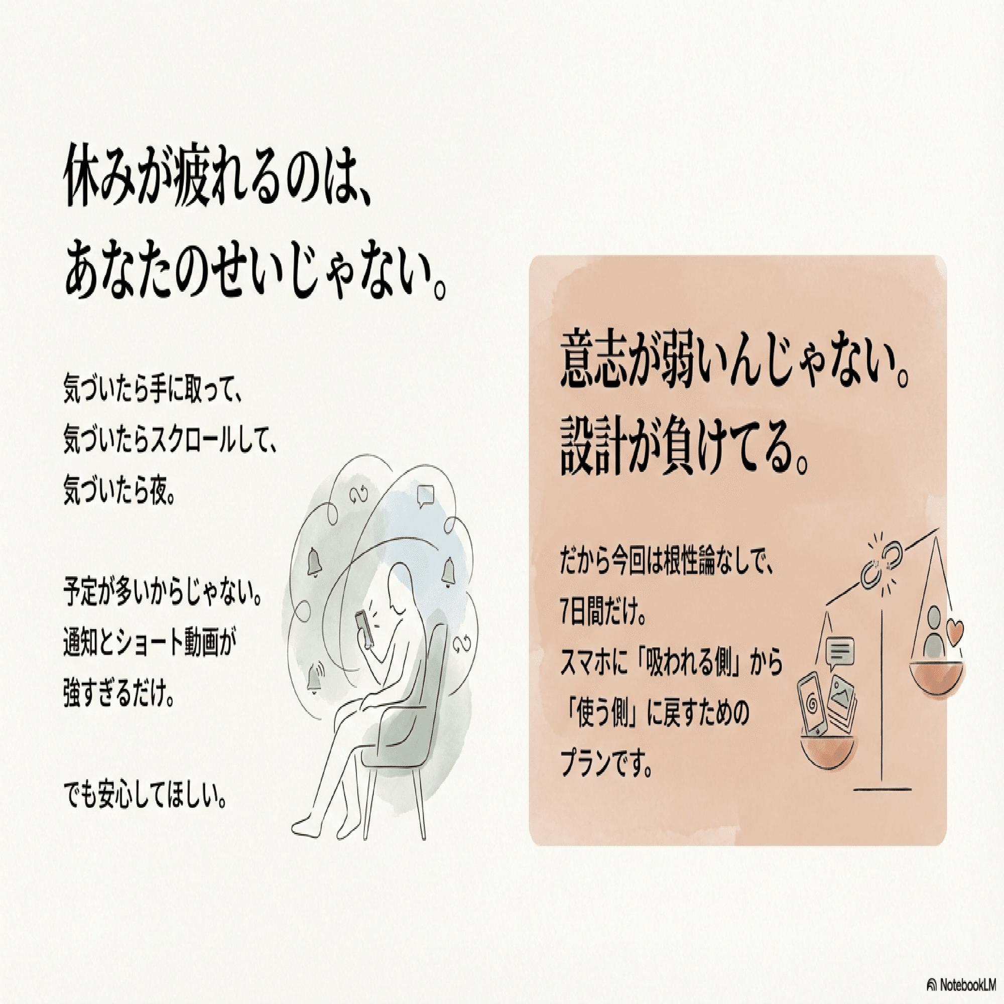 休みが休みになってない人へ。アテンション断捨離7日間｜ソフィー
