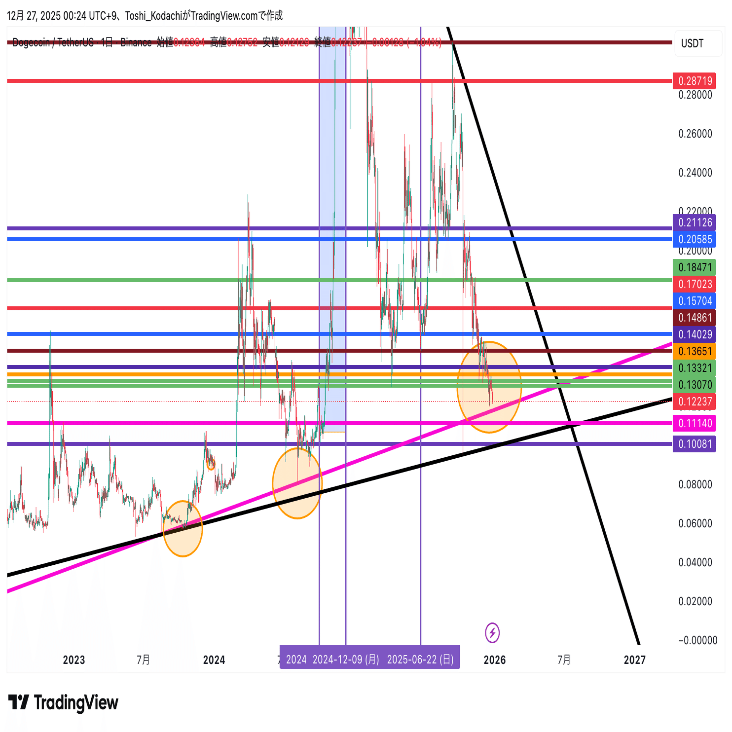 ドージコイン、終わったと思った人ほど見てほしい年末相場｜🐕ドージコイン投資家_トシマサ