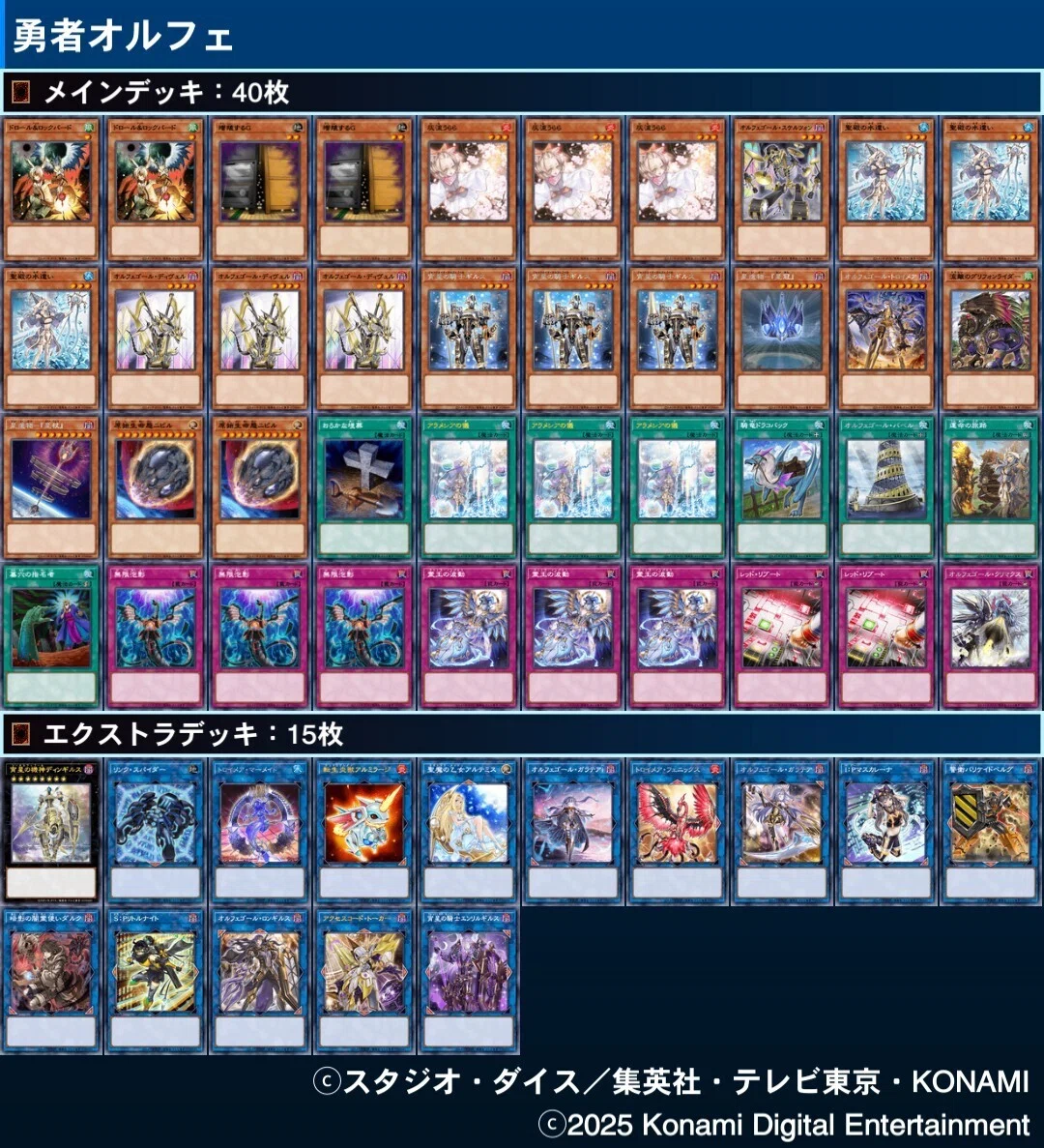 2025年12月環境のオルフェゴールについて 【遊戯王マスターデュエル