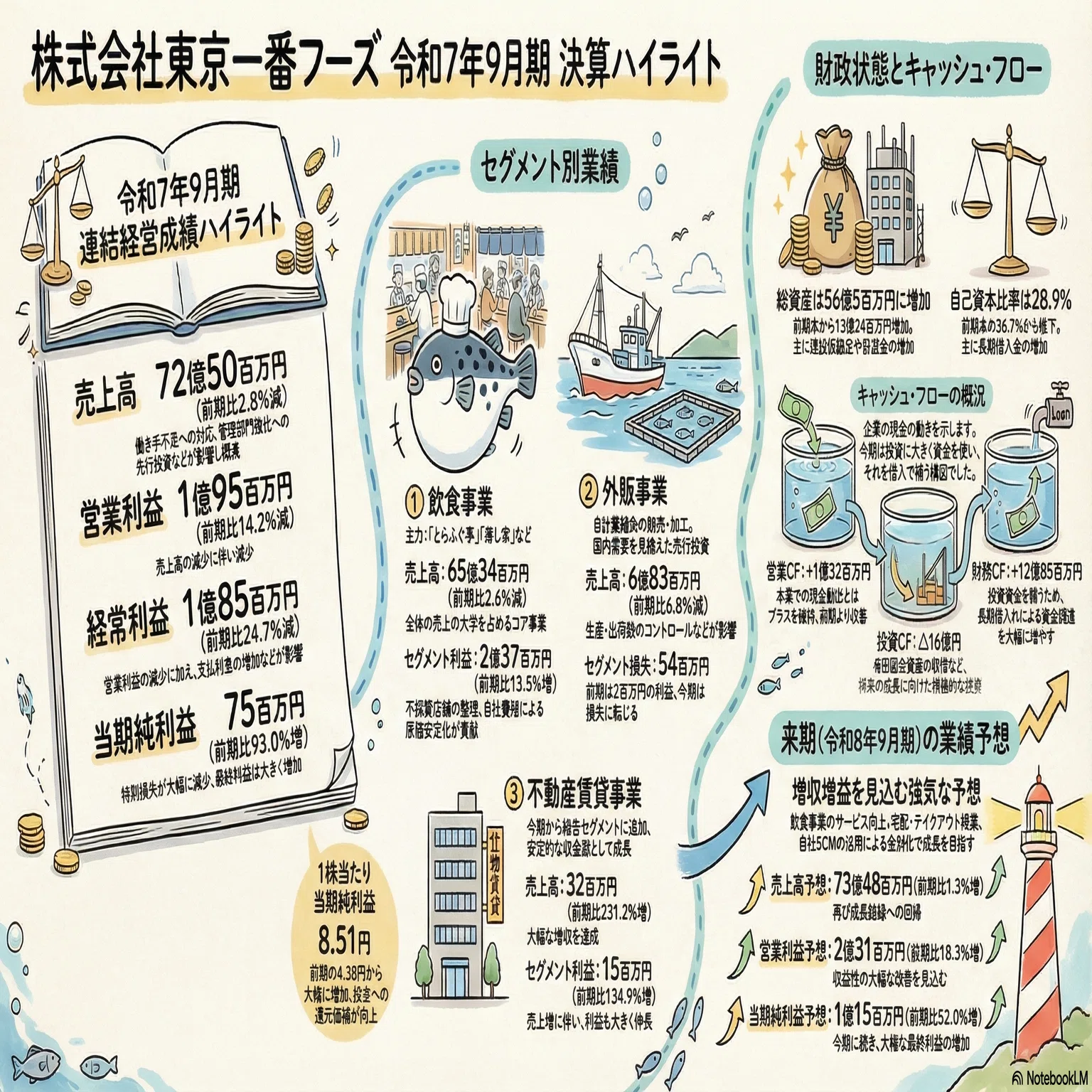 20251114_東京一番フーズ_売上減なのに純利益93%増？プロが読み解く