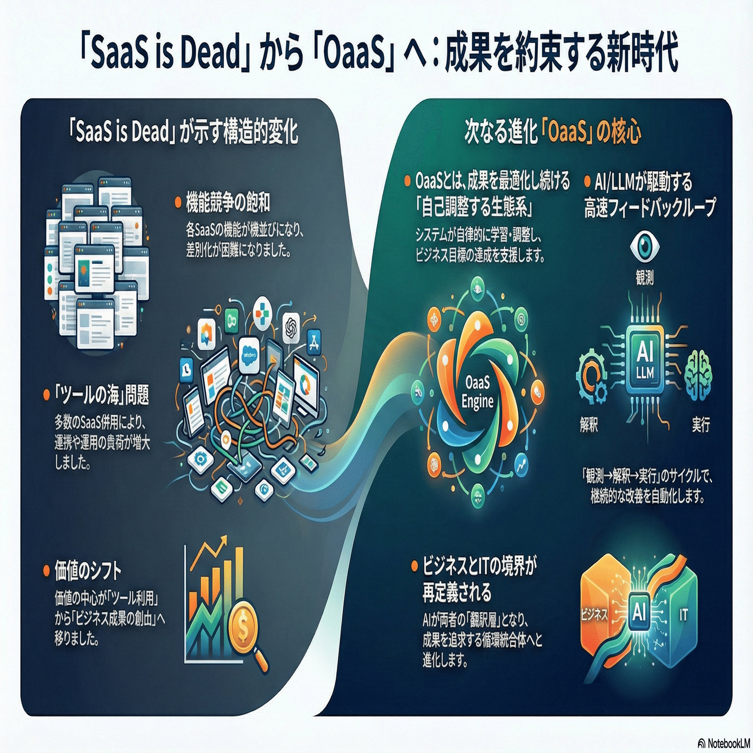 SaaS is Dead」の真意と「OaaS」への進化：AI時代のシステムとビジネスの境界再定義｜名由 蒼真｜構造から考える / AI・仕事・社会