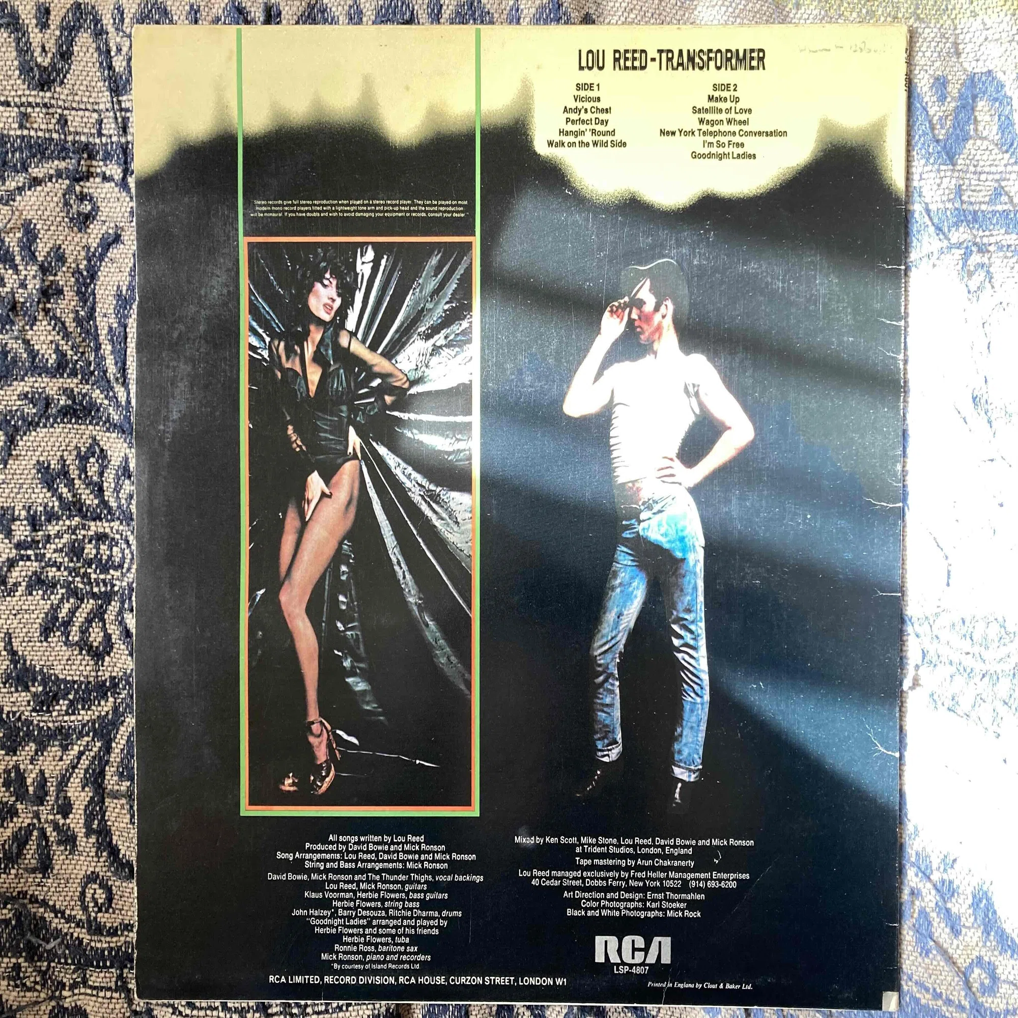 Lou Reed [ Transformer ] RCA Victor LSP-4807 ｜naruru