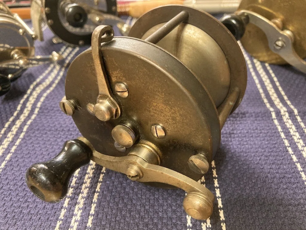 Old Fishing Tackle 009 The Spinning Brass Brothers ~ PONTIAC  /  TEMCO  / SUMCO  ~fish-BON-fire