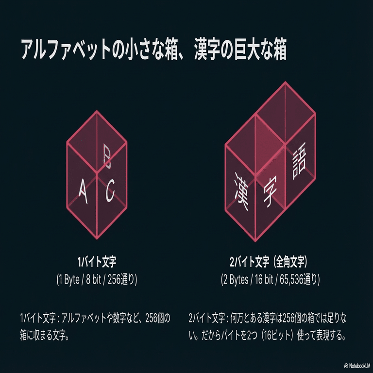 タイトル：0と1の神話、あるいは情報を『箱』に詰める魔法 —— ビットとバイトの創世記｜かずきっくす｜知識の翻訳家