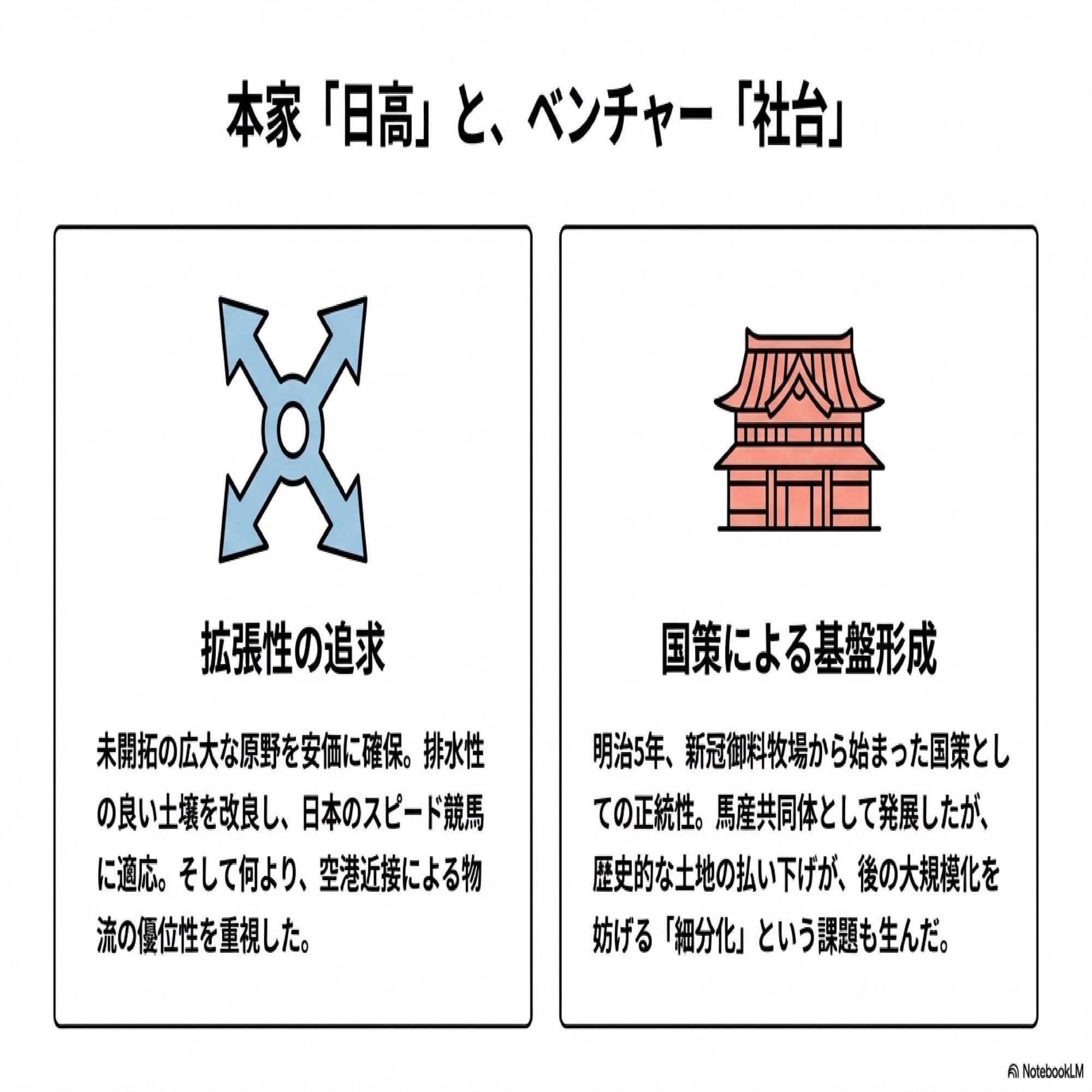 日高」と「社台」とは｜☜SIDE HANDS☞