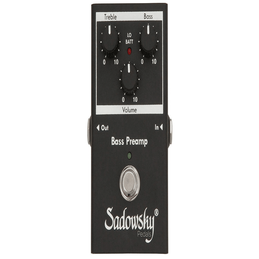 ベース Sadowsky Pedals Bass Preamp サドウスキーによるアウトボード・ベースプリアンプ／DI「SAC PED SBP