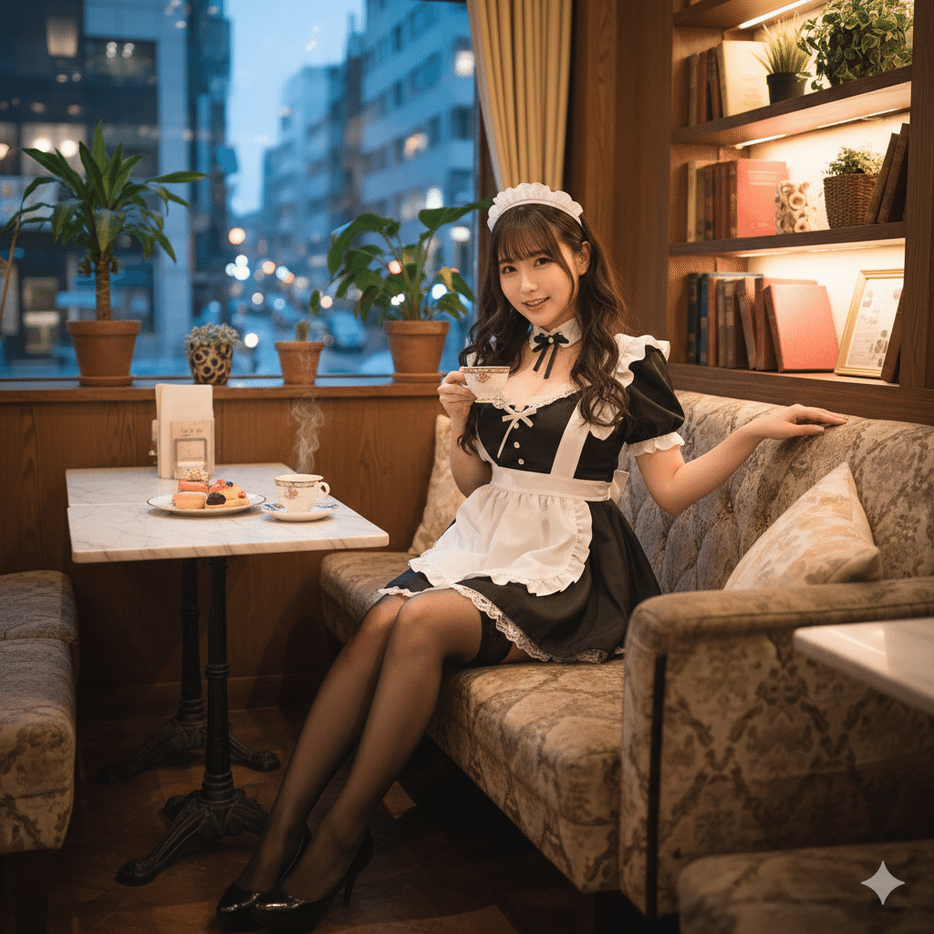 紅茶を用意してくれるメイドさん｜zerozero_x