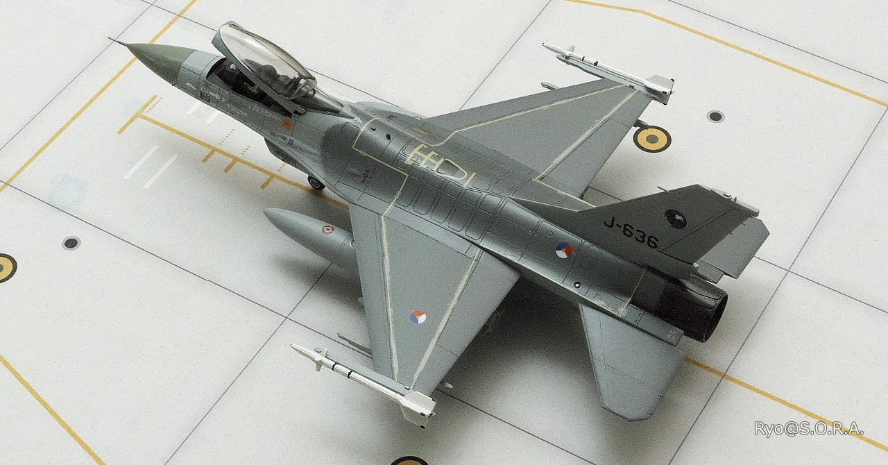 プラモデル製作記 ハセガワ 1/72 F-16A プラス ファイティング