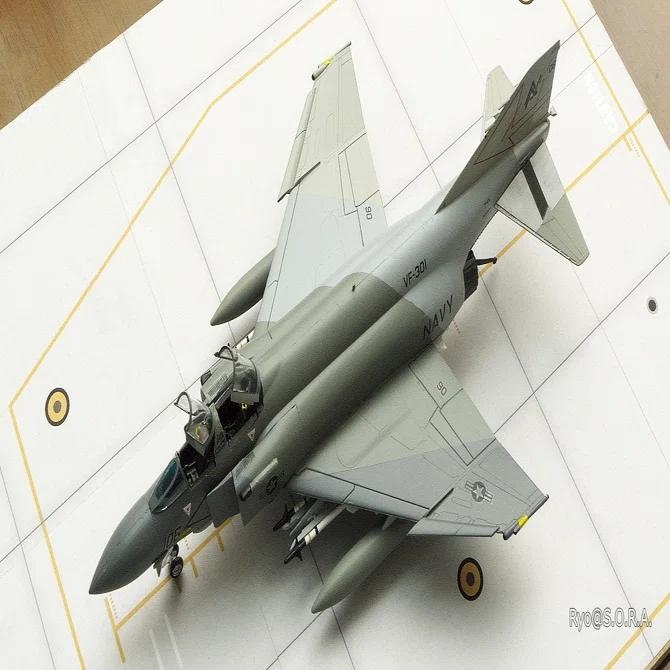 プラモデル製作記 タミヤ 1/72 F-4S NAVYファントムII ｜Ryo@S.O.R.A