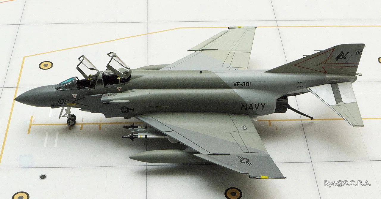 プラモデル製作記 タミヤ 1/72 F-4S NAVYファントムII ｜Ryo@S.O.R.A.