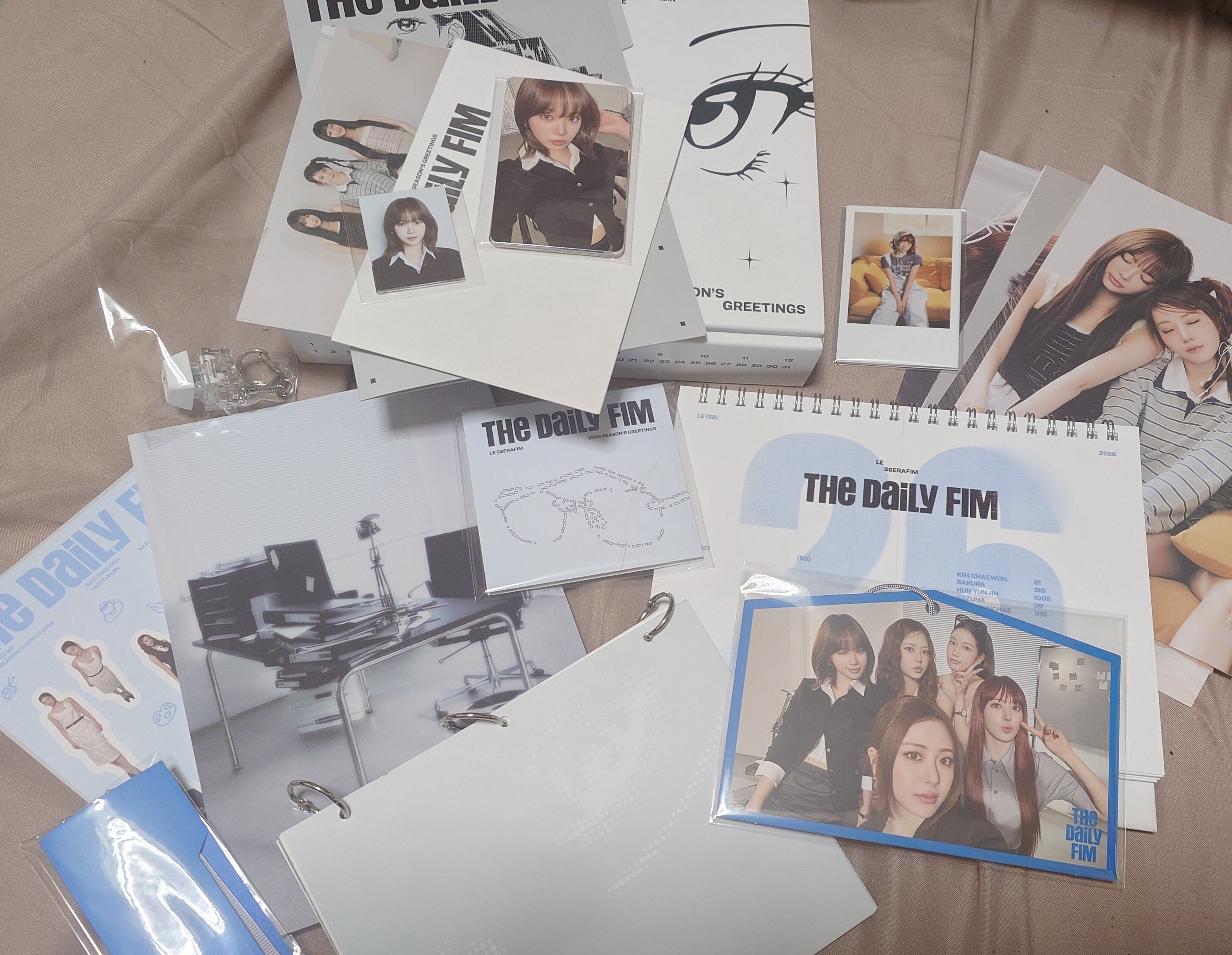 aespaからスペシャルキットが送られてきました！それから、LE SSERAFIM