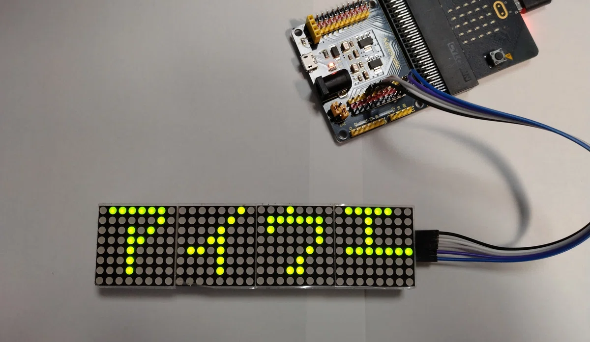 Led Display Micro Bit I tried displaying Katakana on the Max7219 (LED display): micro:bit ...