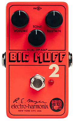 ELECTRO-HARMONIX Big Muff Pi 2は、幻のデュアル・オペアンプ仕様の