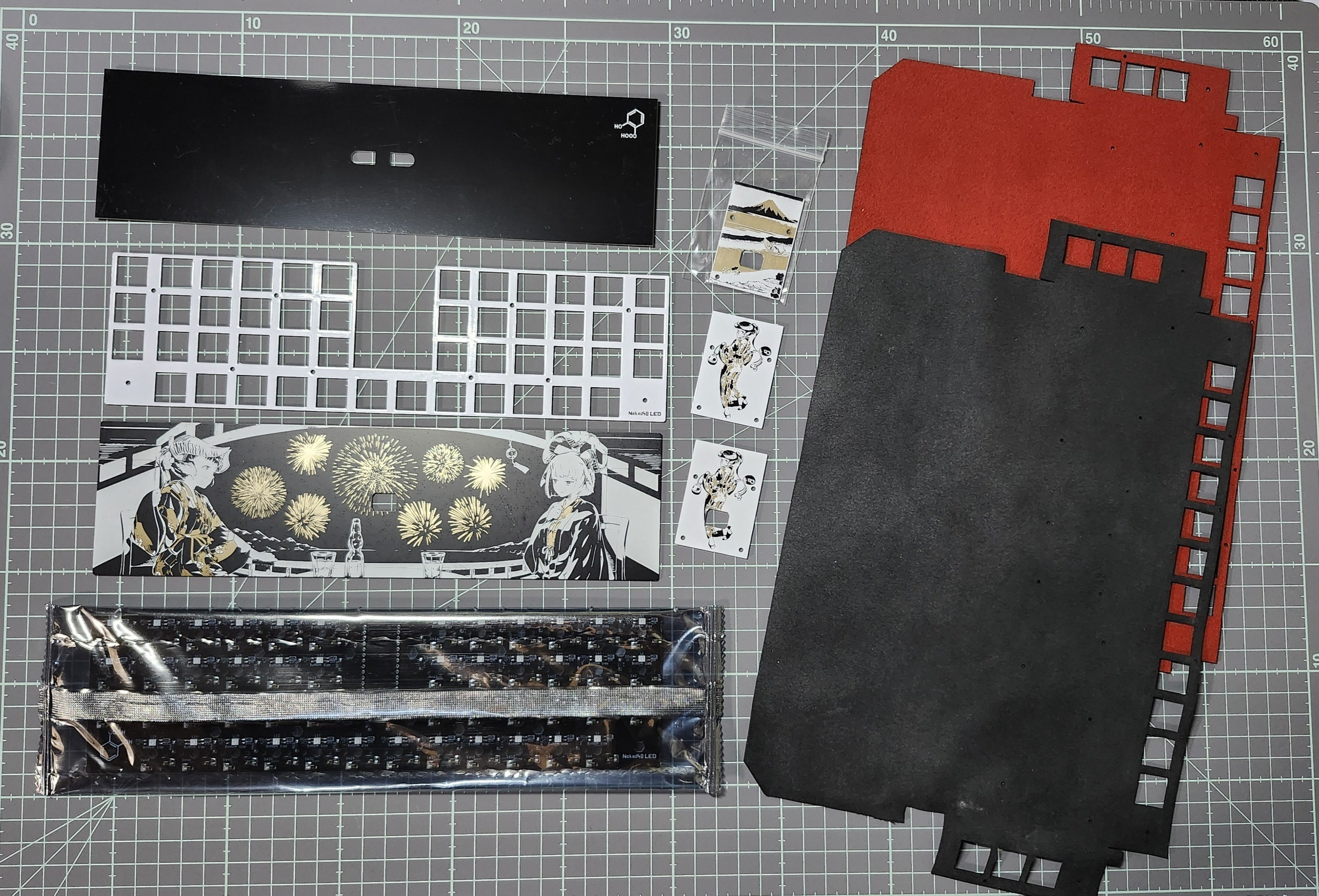 ビルドログ：格子配列ChocV1「Naked48LED」自作キーボード（キット）+