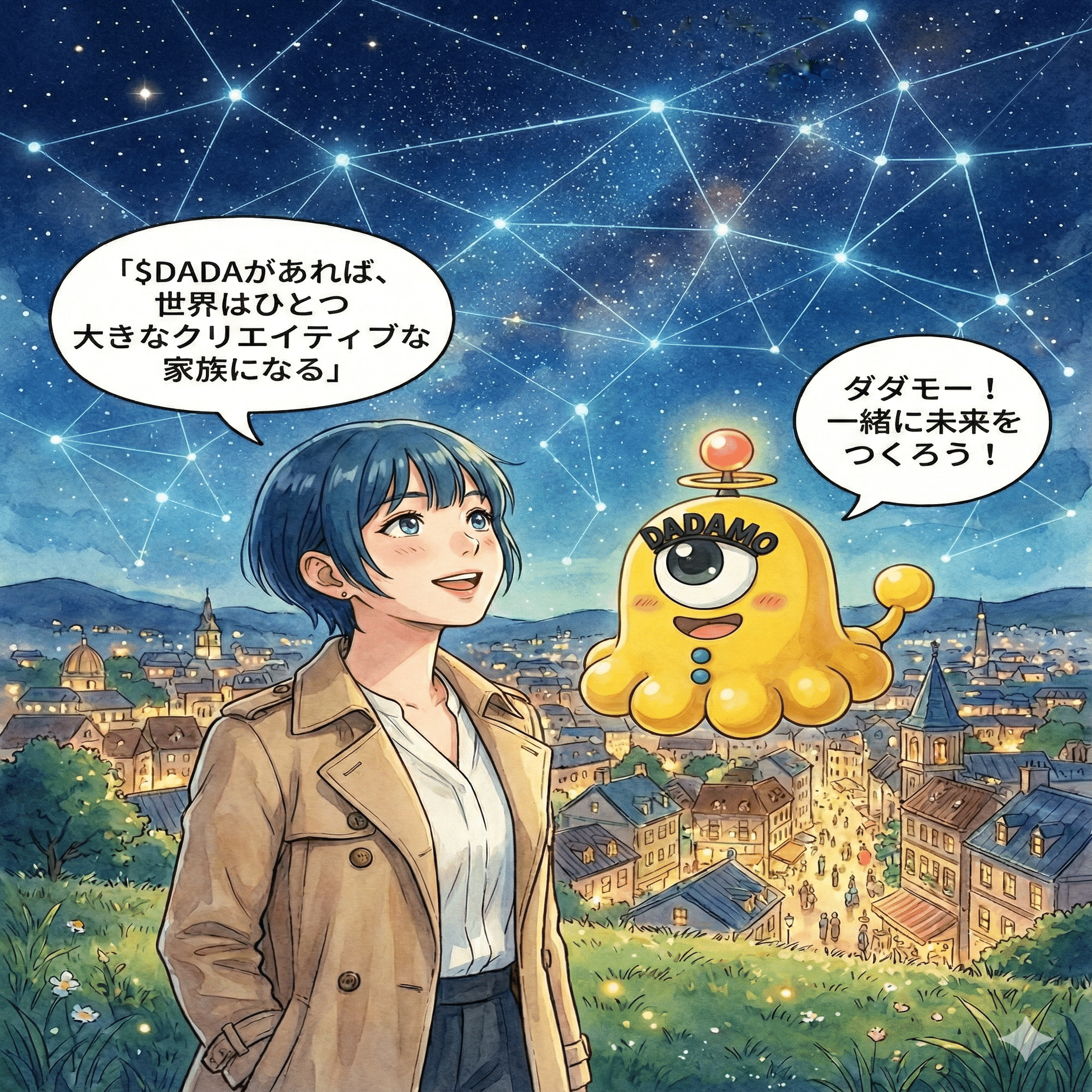 DADACHANとヨハネの冒険 $DADAで世界をエンパワーする物語｜fau_project